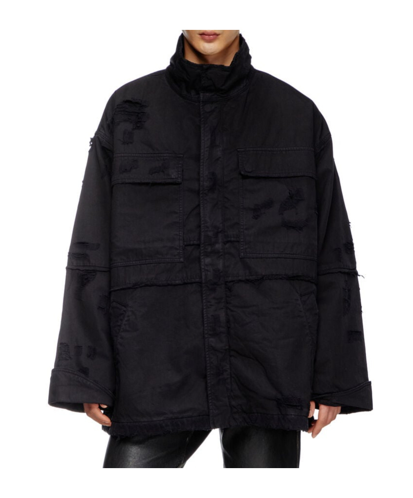 Diesel J-oise Jacket In Black
