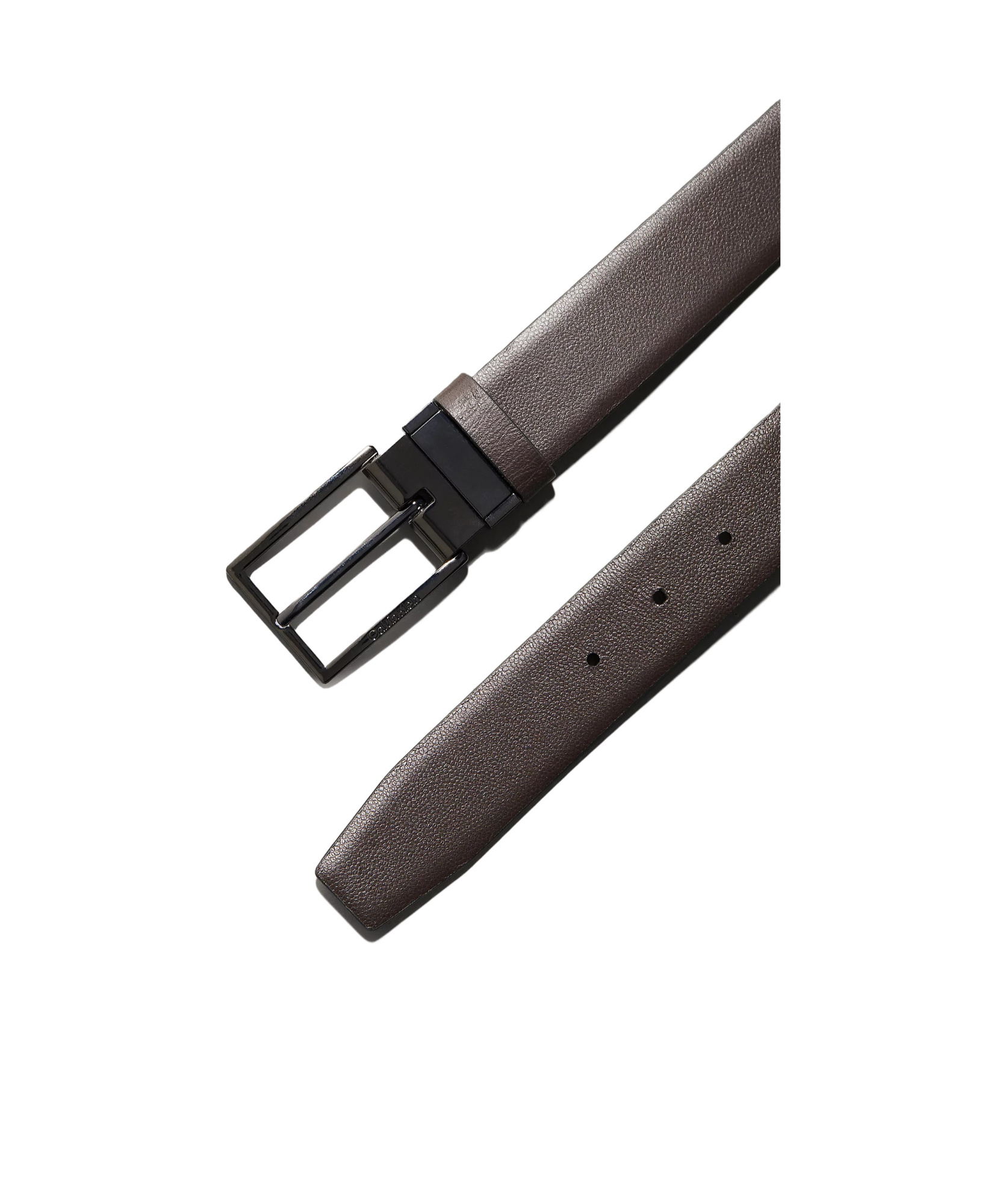 Calvin Klein Double-sided Belt In Black
