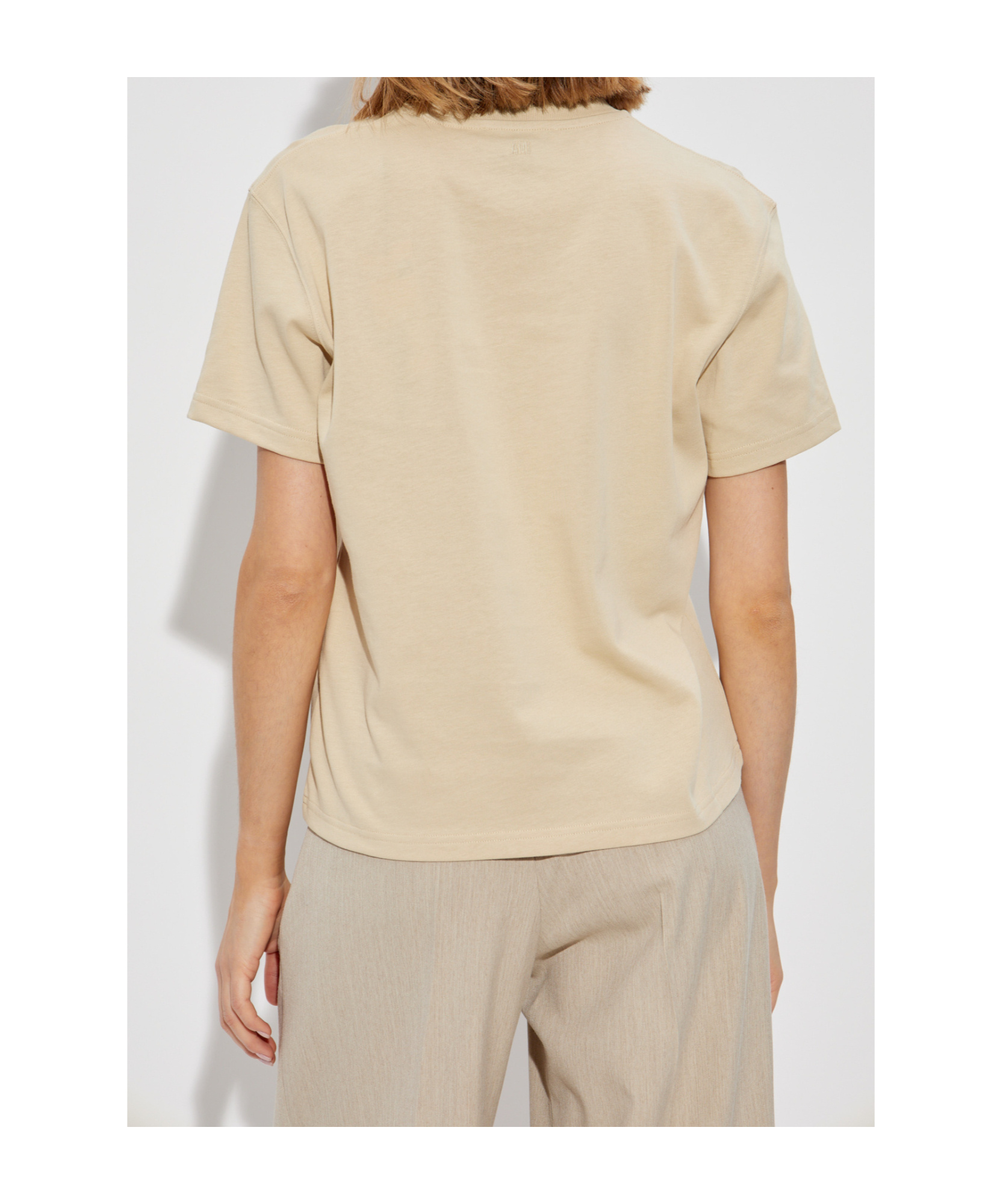 Ami Alexandre Mattiussi Short-sleeved T-shirt In Nude