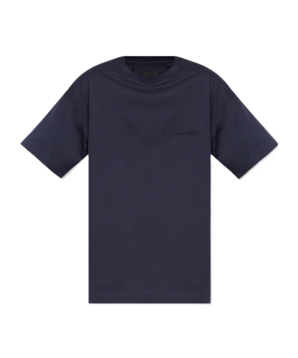Givenchy Logo-embossed T-shirt In Black