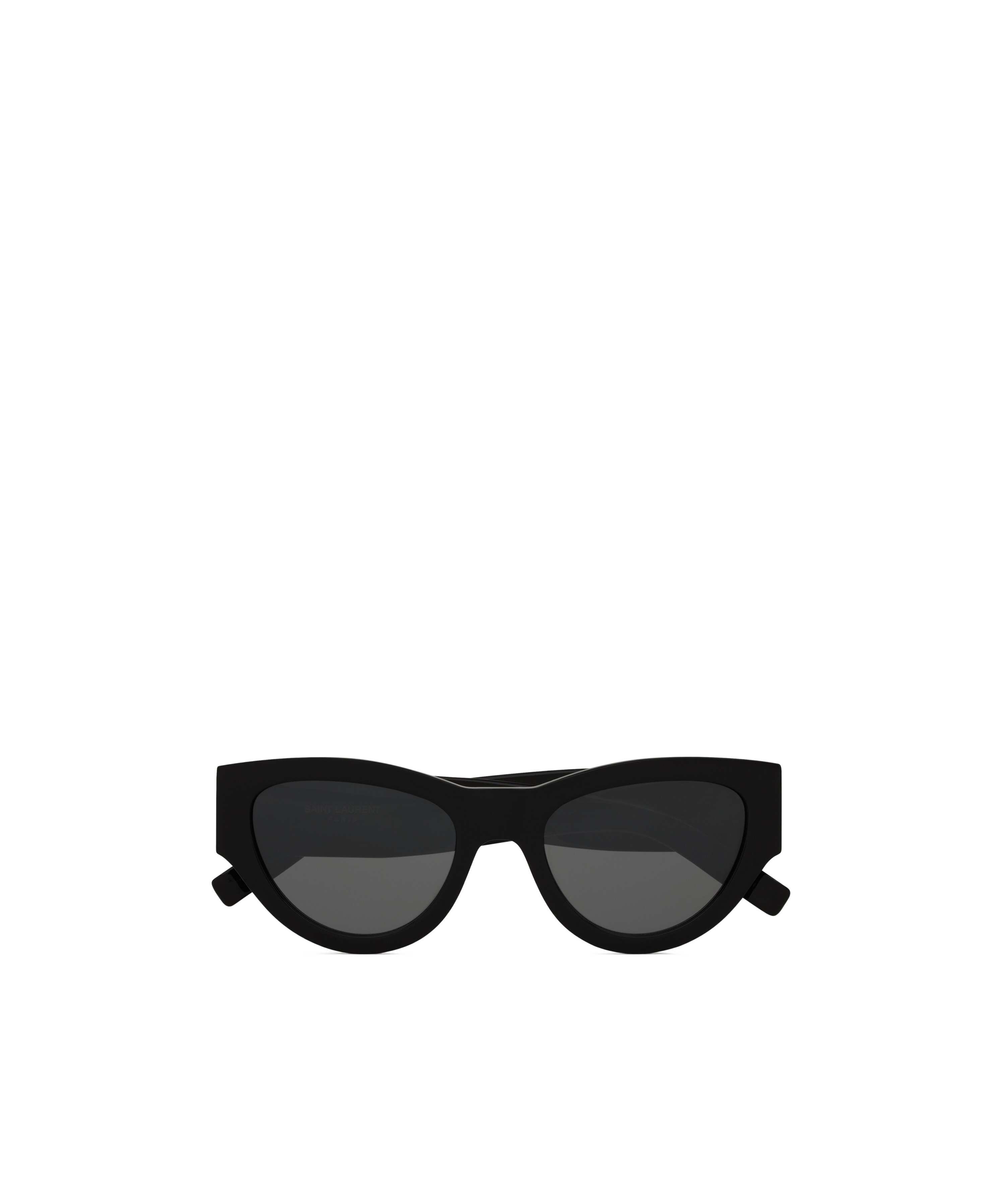 Saint Laurent Cassandre Cat-eye Sunglasses In Black