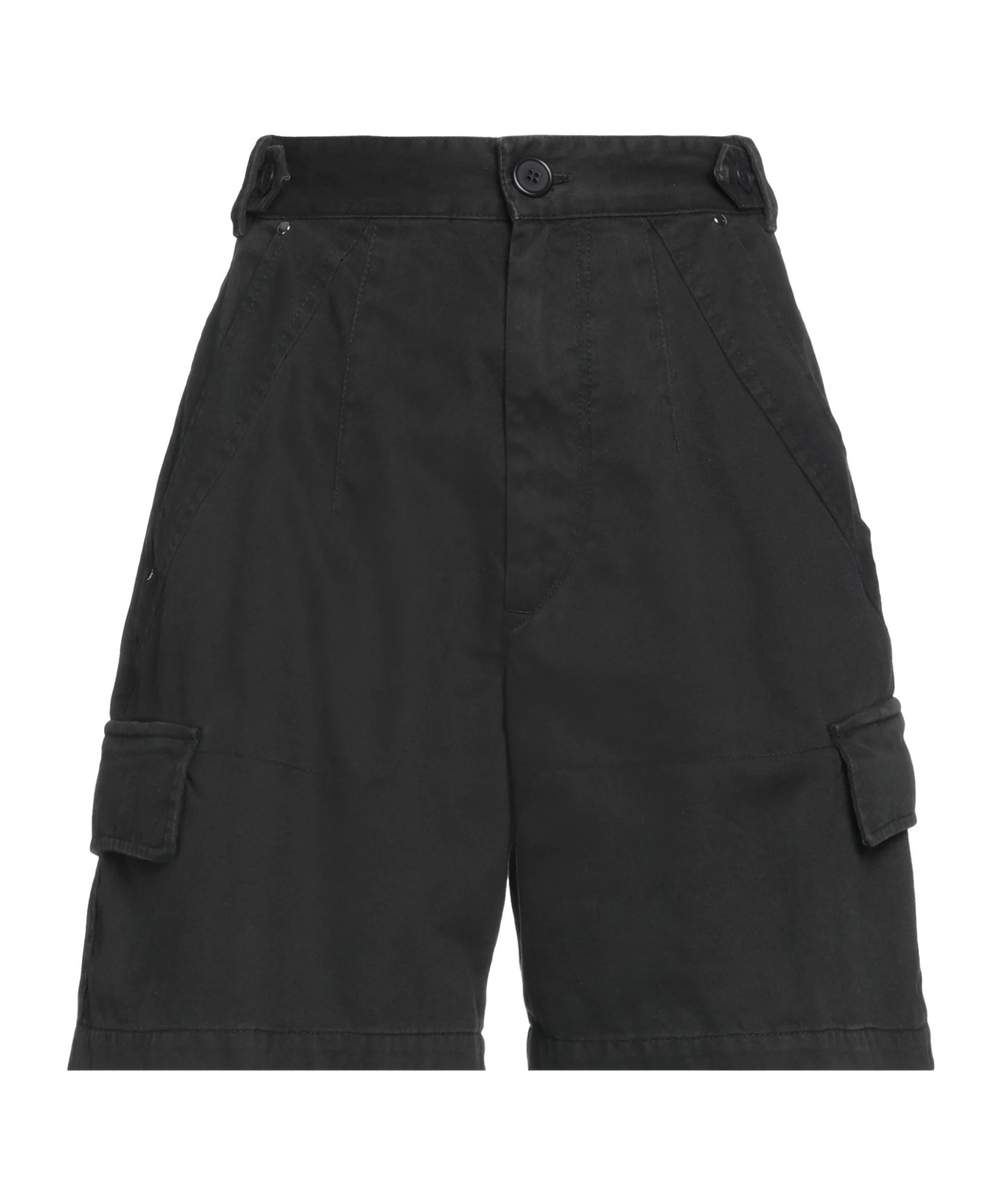 Isabel Marant Solid Cargo Shorts In Black