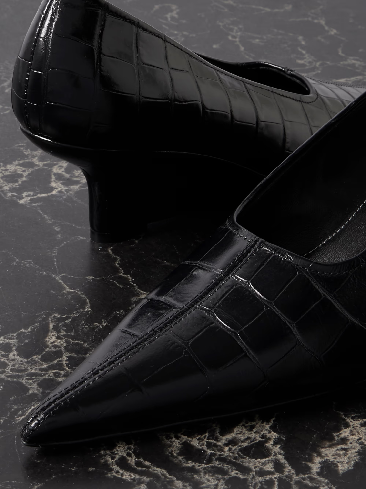 Totême Pointed-toe High Heels In Black