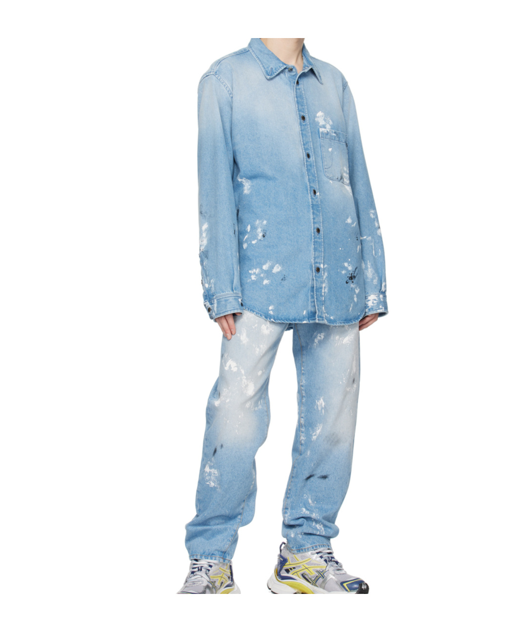 Darkpark Blue Victor Denim Shirt In Blue