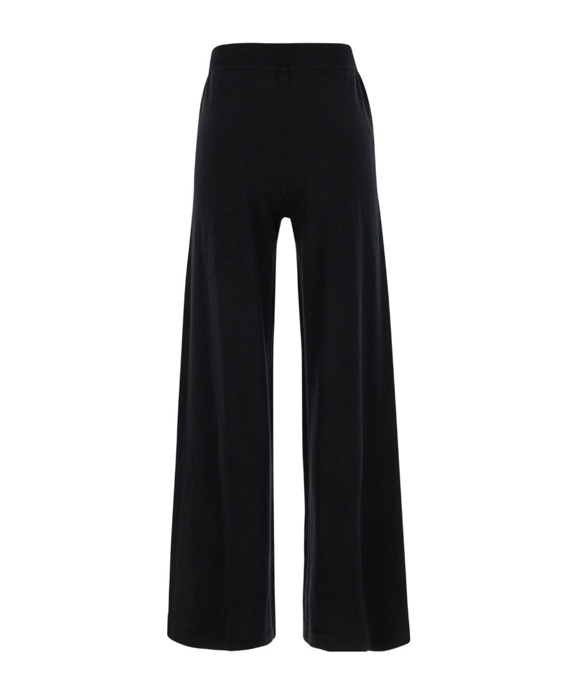 P.a.r.o.s.h Black Relaxed Pants With Drawstring In Fabric Woman