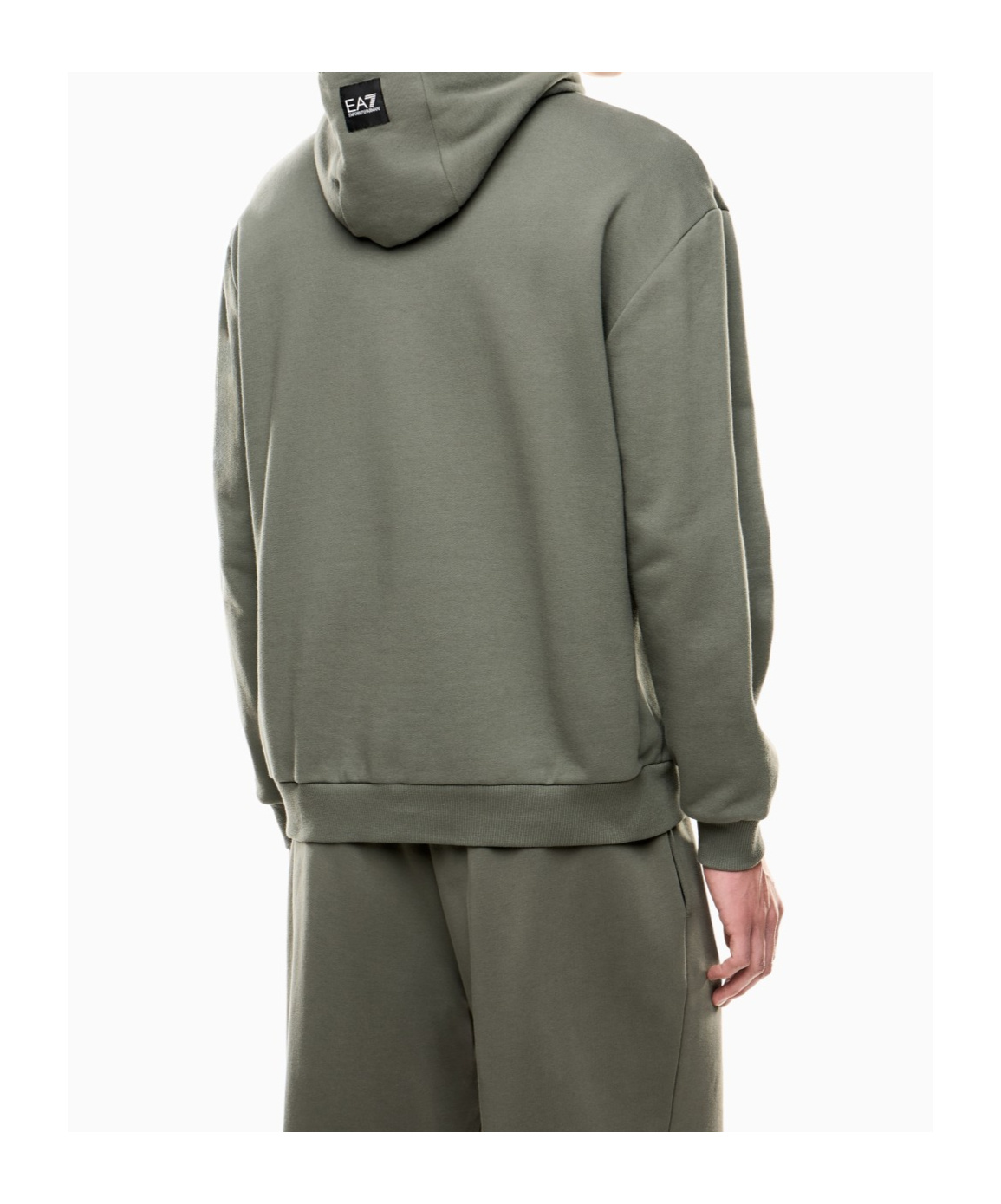 Ea7 Long Sleeve Sweatshirt In Green