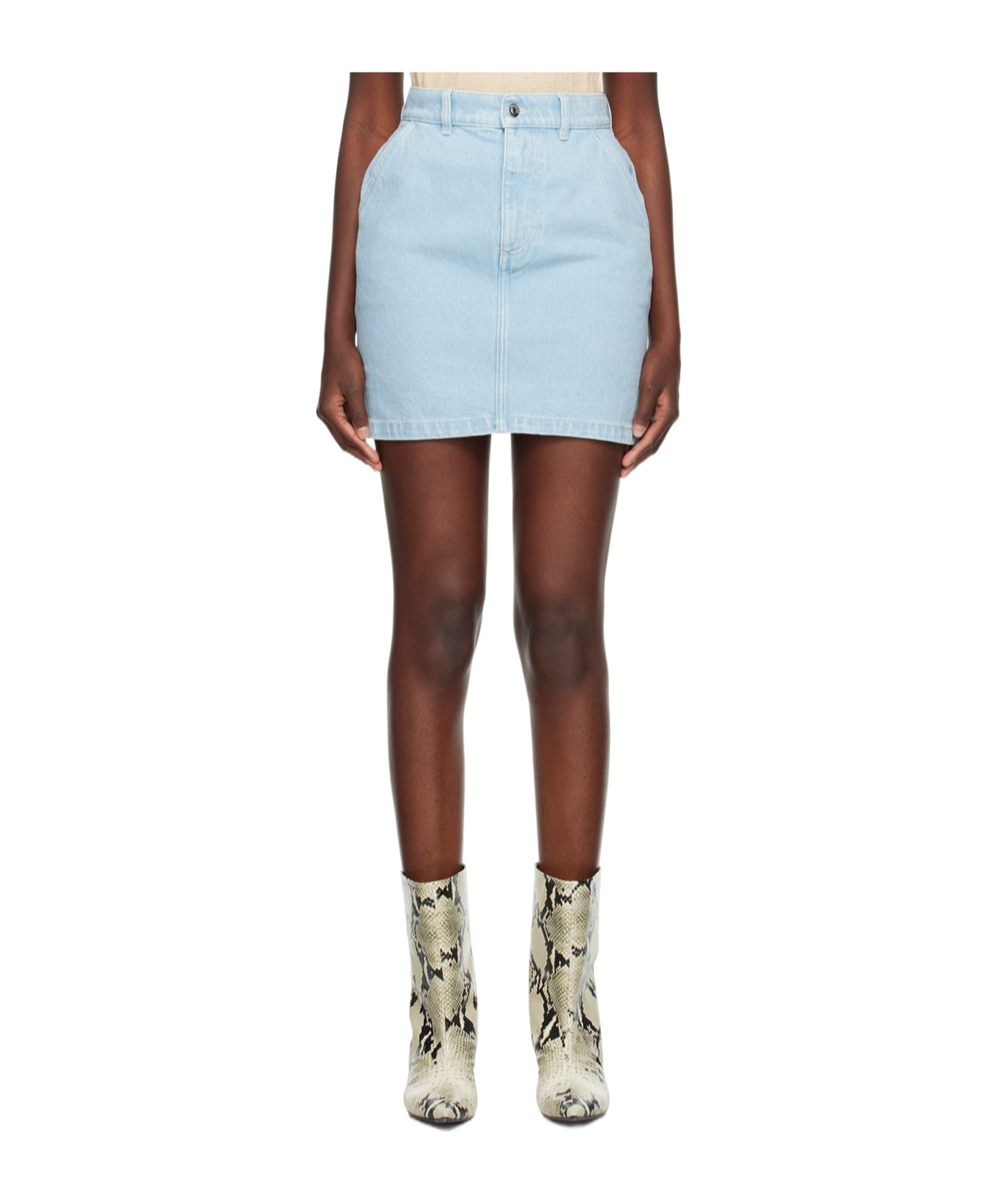 NANUSHKA DENIM MINI SKIRT 