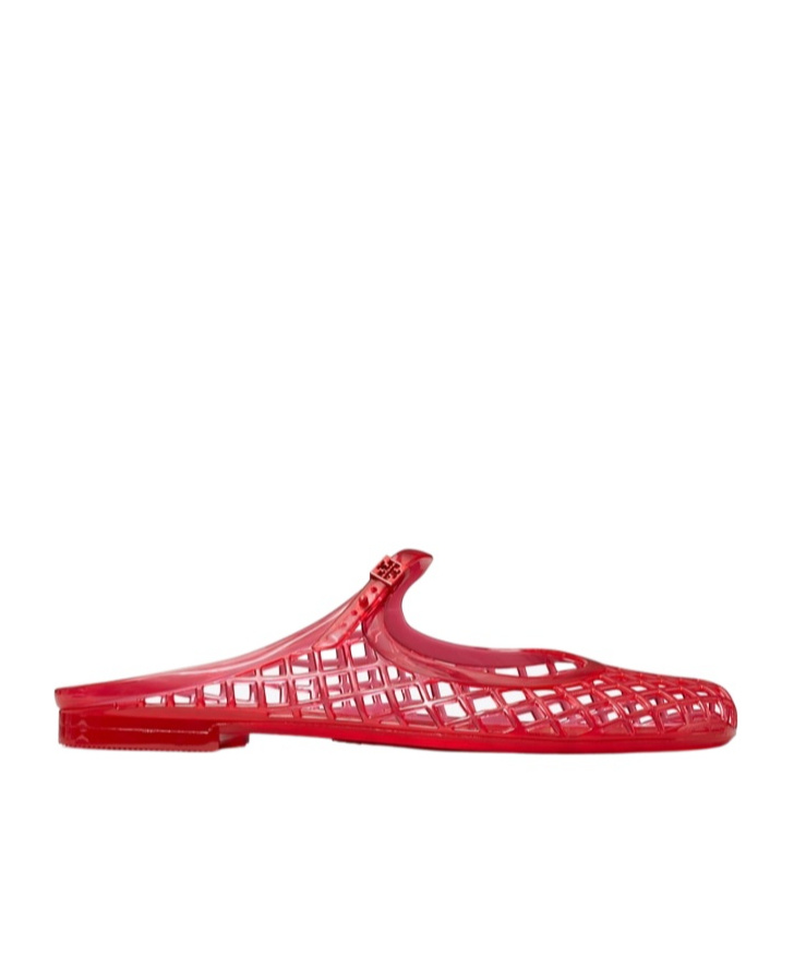 Shop Tory Burch Mellow Mules In Red
