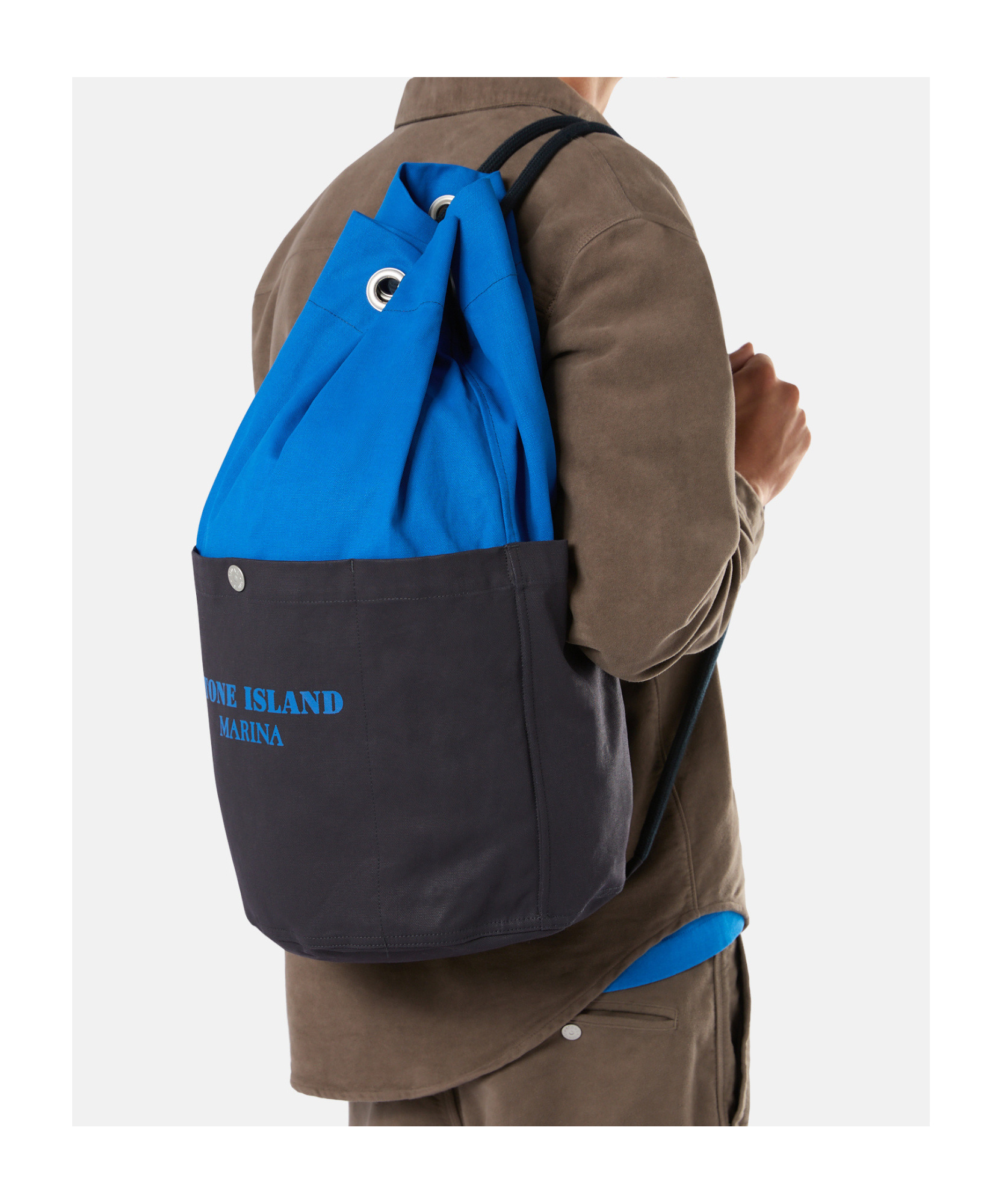 Stone Island 914xd Luggage Bag In Blue