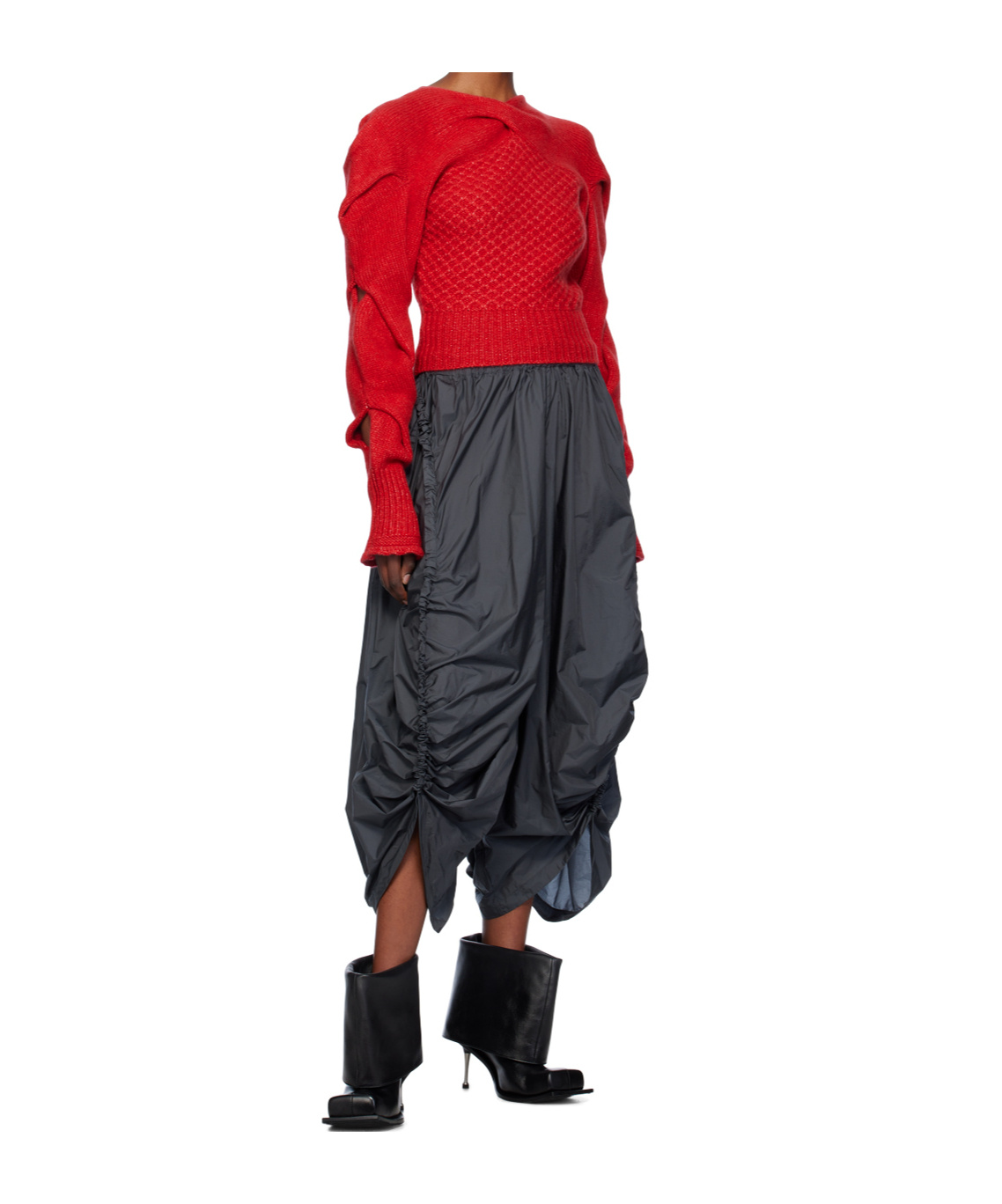 Kiko Kostadinov Red Dendra Sweater In Red