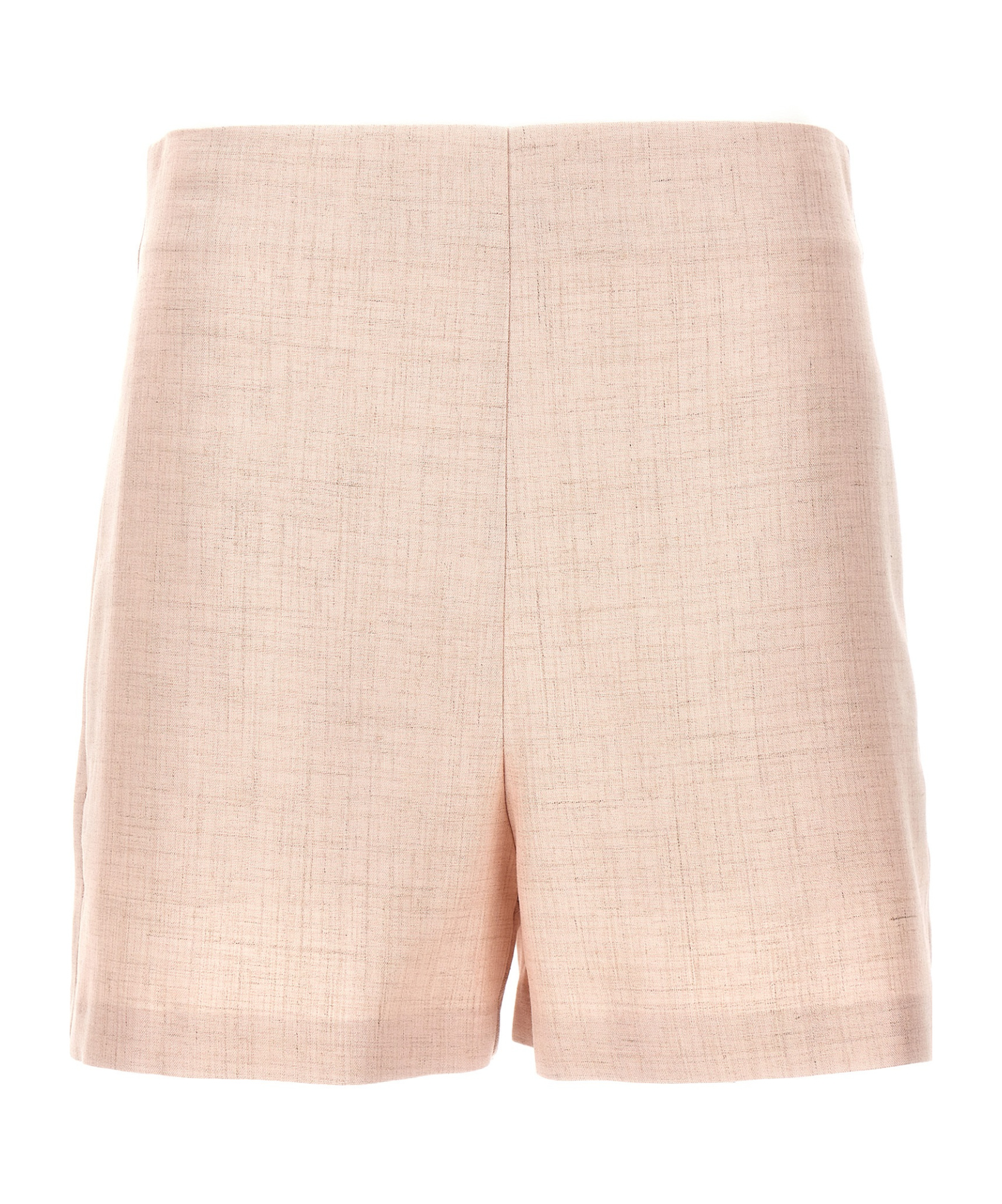 Shop Philosophy Di Lorenzo Serafini Chambray Tailored Shorts In Nude