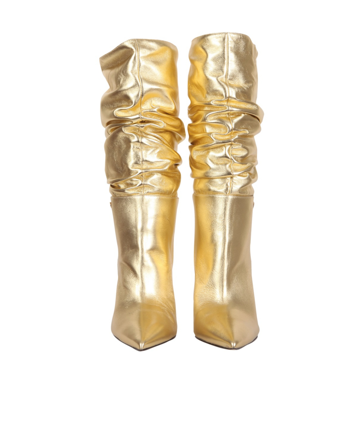 Dsquared2 Blair Pointed Toe Boots In Gold