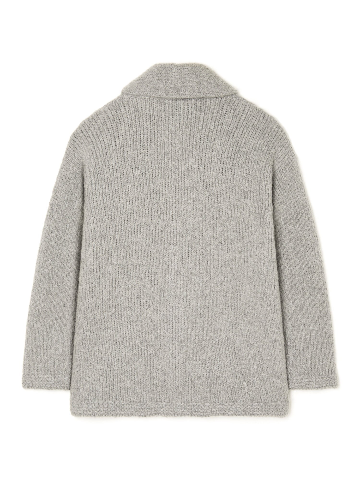 Alanui Shawl-collar Button Cardigan In Gray