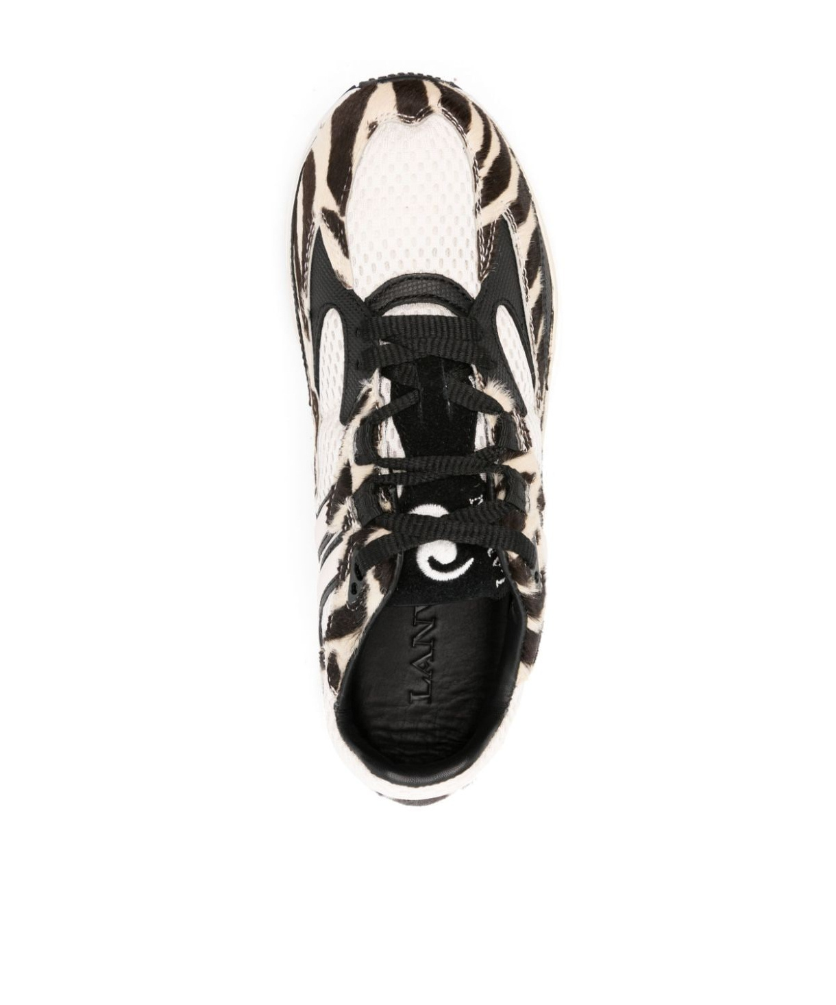 Lanvin Laced Sneakers In White