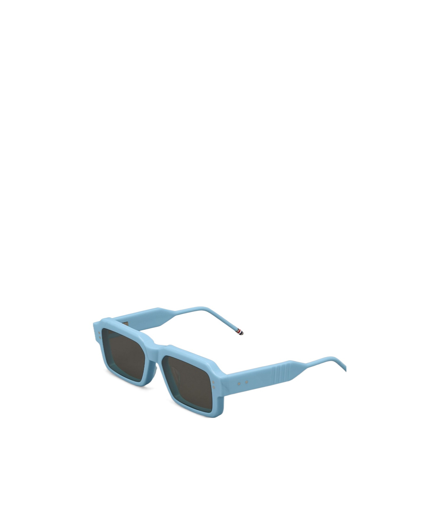 Thom Browne Eyewear Rectangle Frame Sunglasses In Black