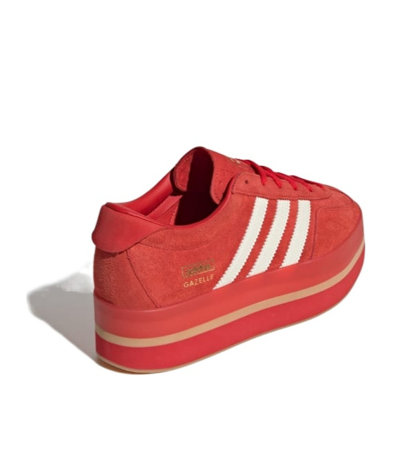 Shop Adidas Originals Gazelle Stack Sneakers In Red