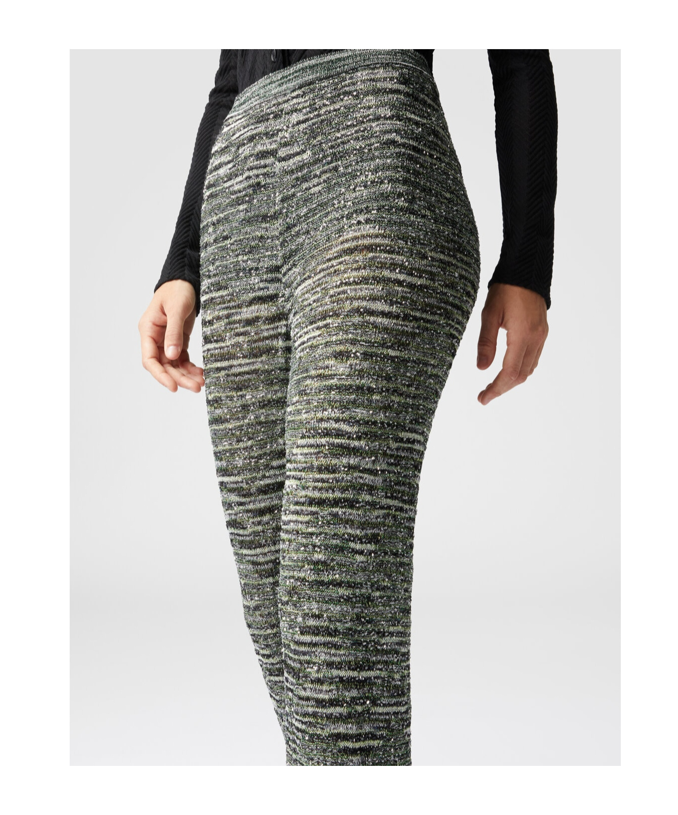 MISSONI SEQUIN-EMBELLISHED FLARED TROUSERS