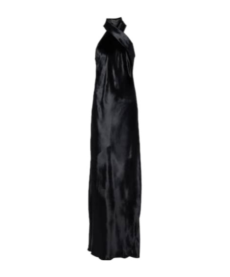 GALVAN PANDORA HALTERNECK SATIN GOWN