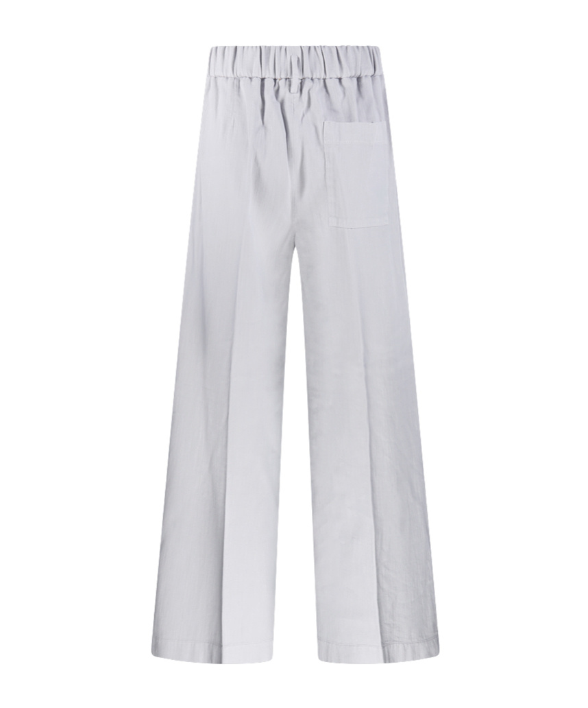 Forte Forte Trousers In Bull Cotton In Gray