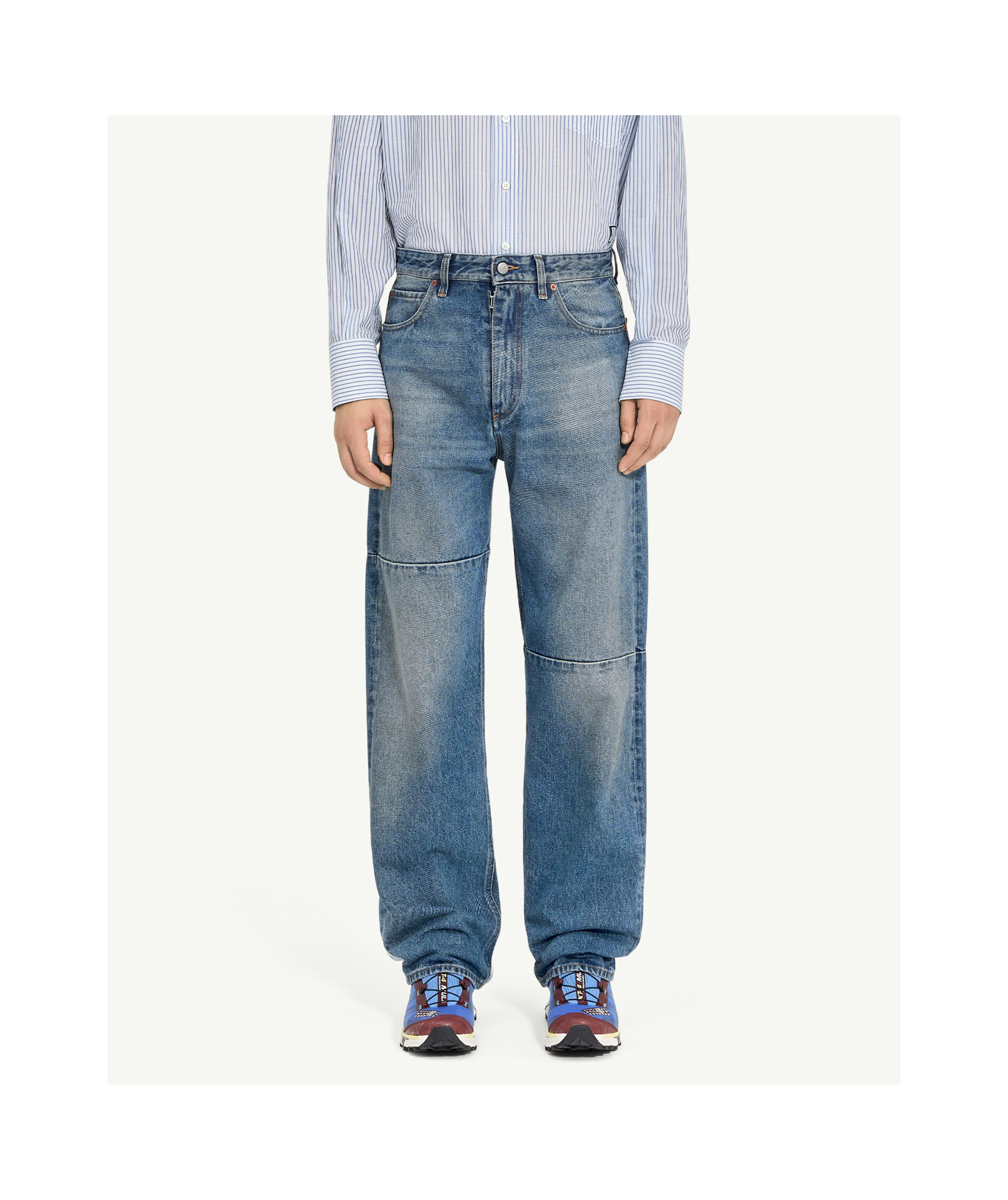 Mm6 Maison Margiela Five-pocket Jeans In Blue
