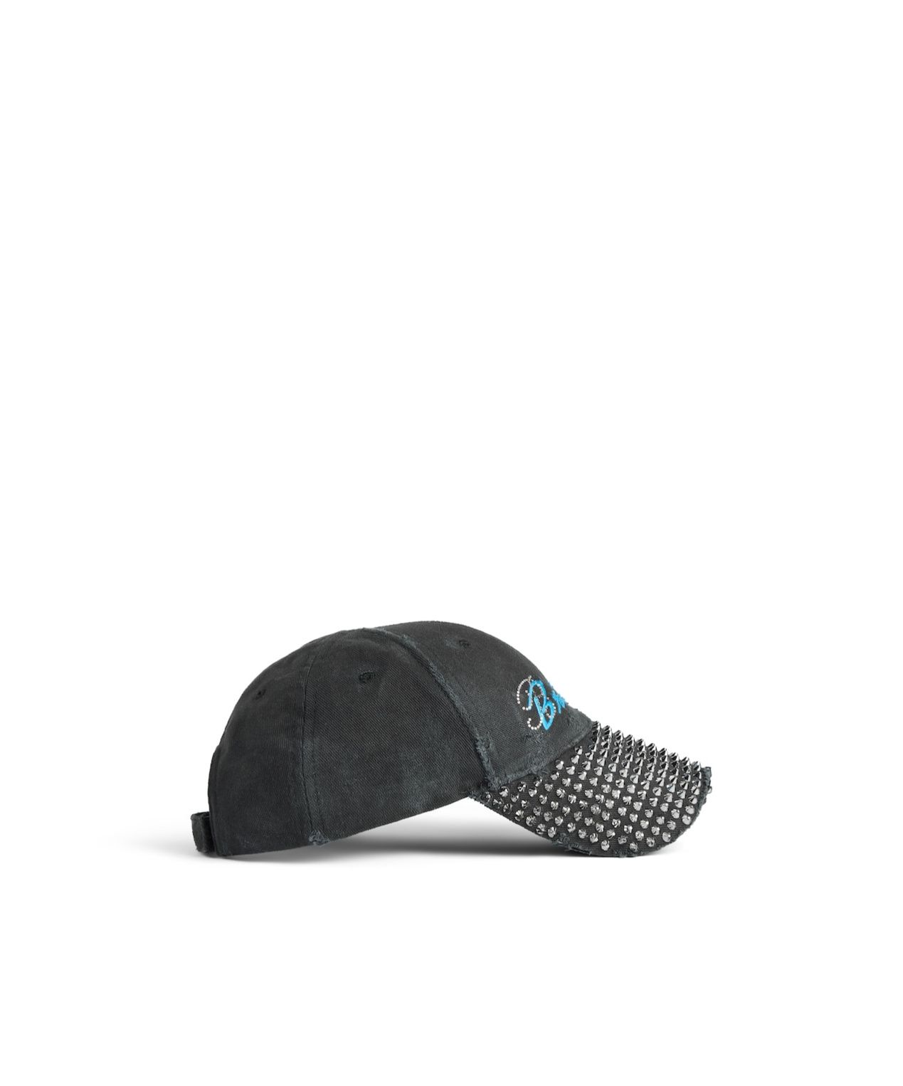 Balenciaga Music Britney Spears Series Cap In Faded Black /blue In Blue