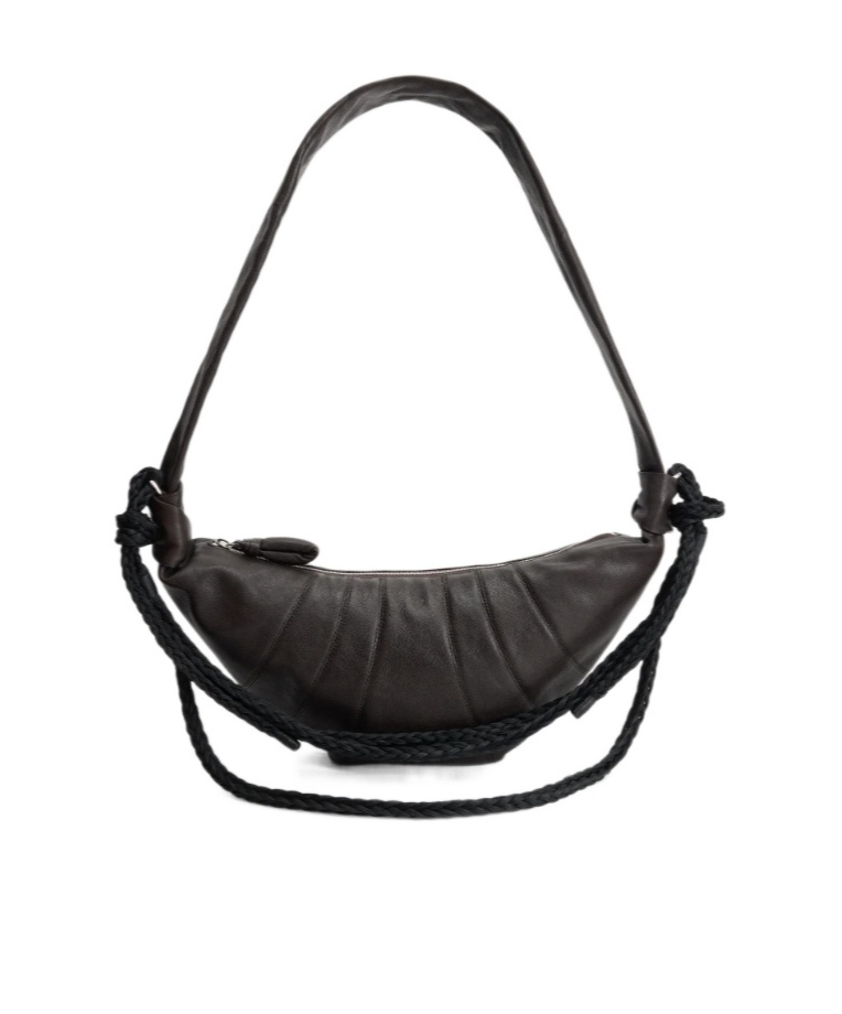 Lemaire Medium Croissant Shoulder Bag In Brown