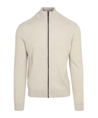 Hugo Boss Porsche X Boss Mixed-material Jacket With Special Branding In Nude