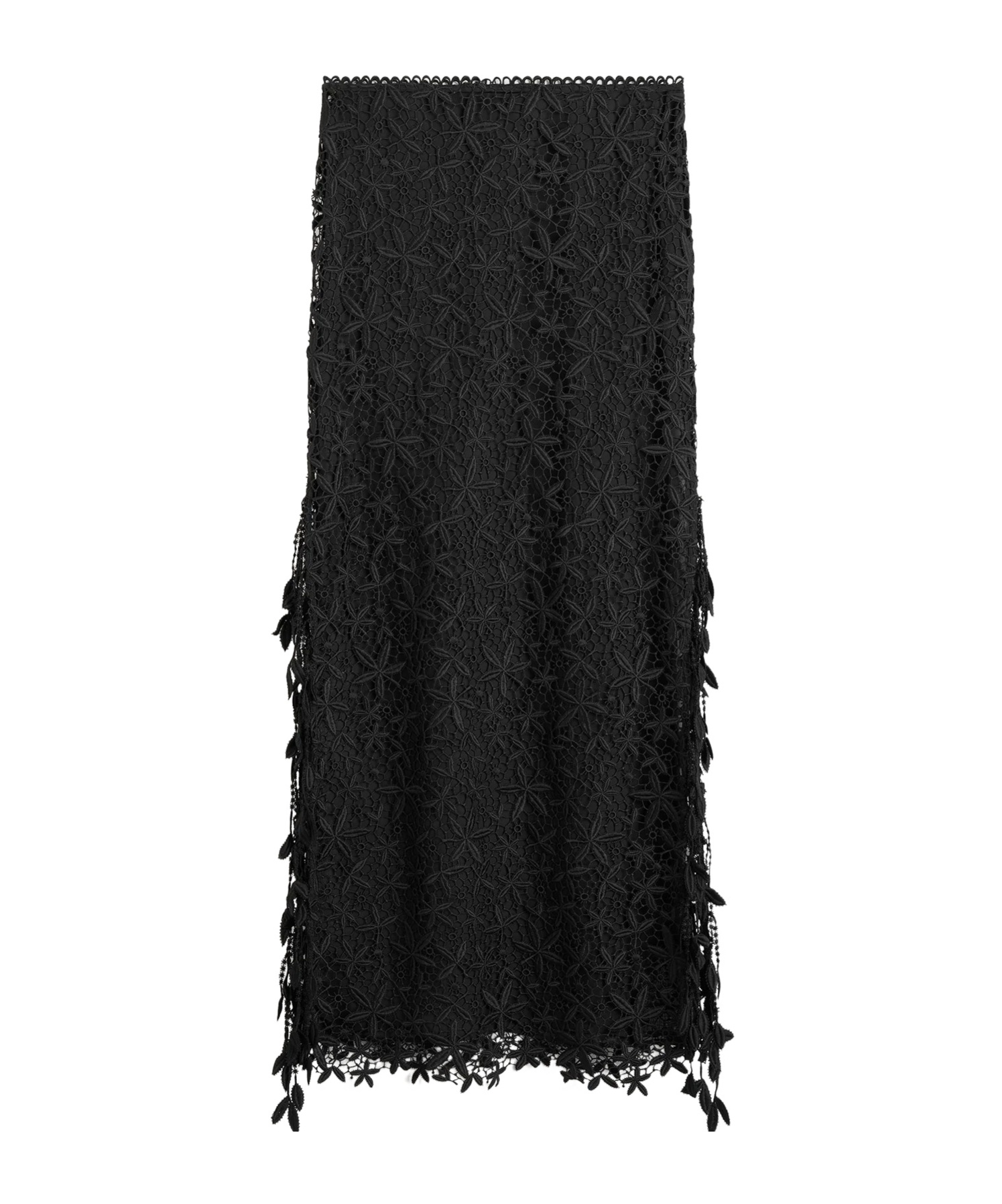 Totême Toteme Guipure Lace Skirt Clothing In Black