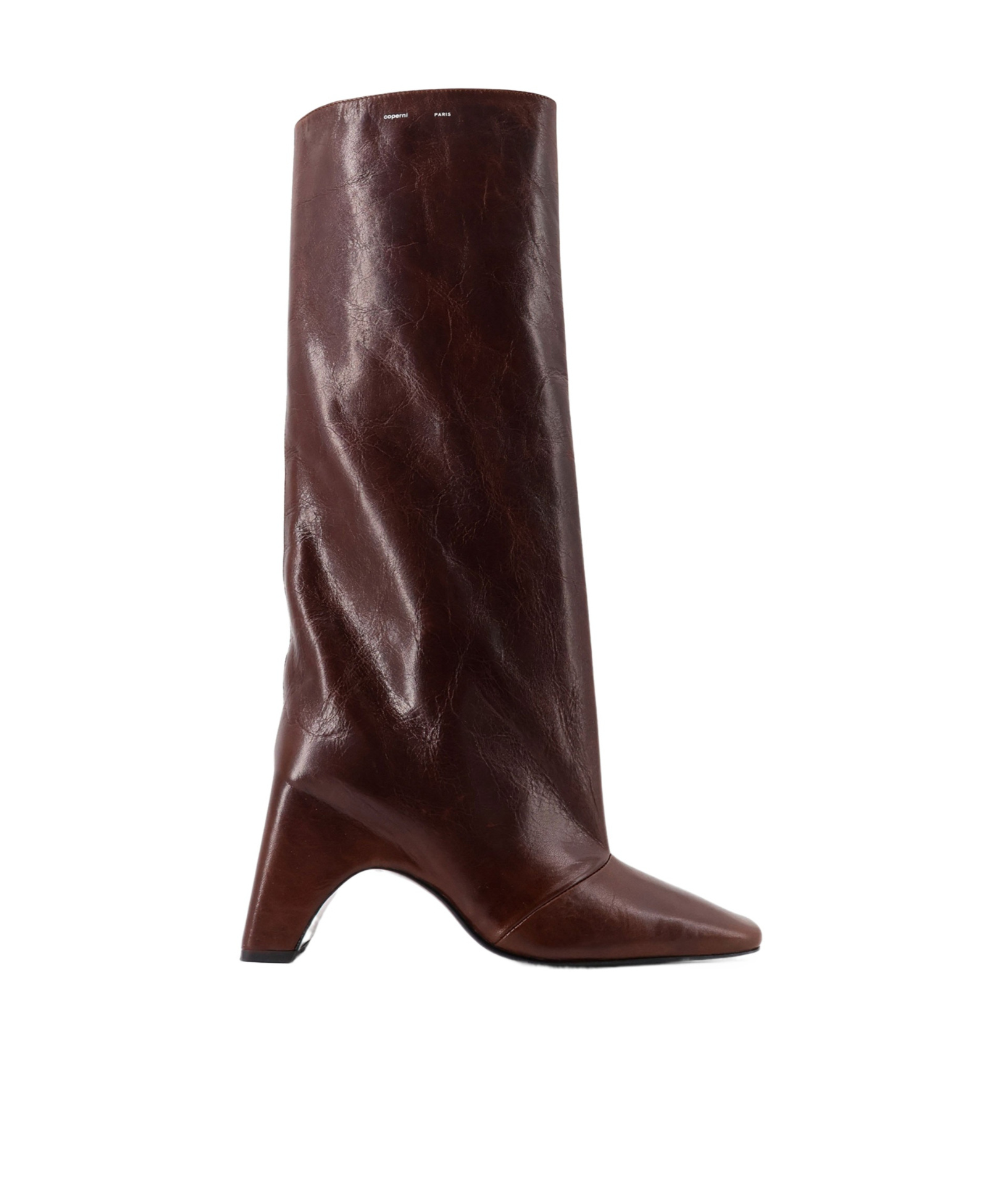 Coperni Women Bridget Leather Boots In Brown