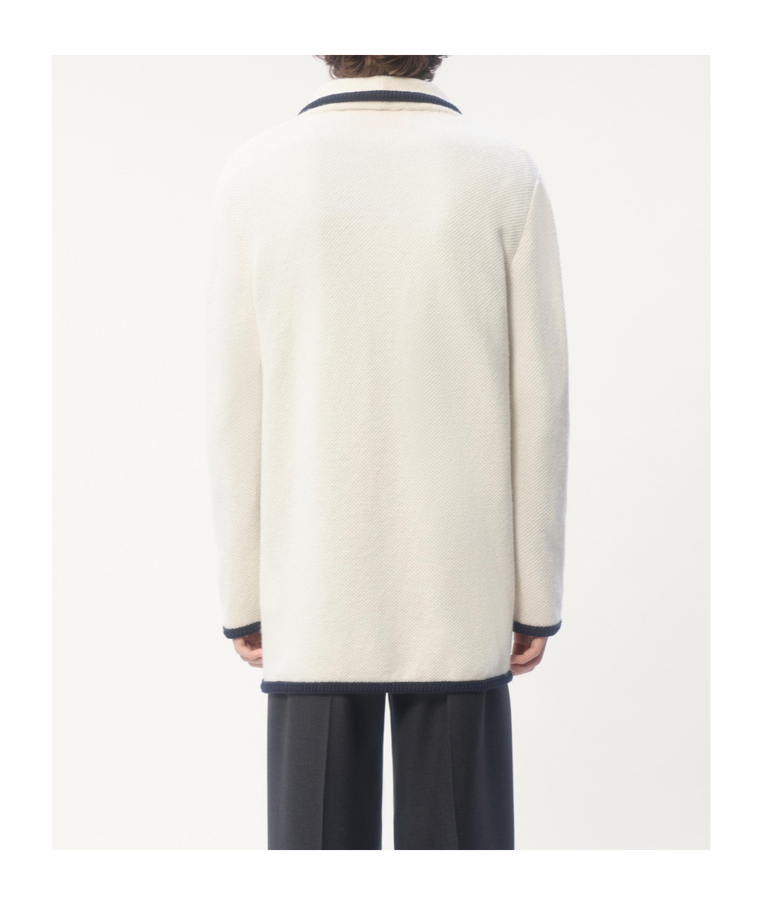 Valentino Men's Cotton And Wool Jacket In White