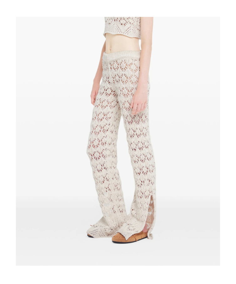 Alanui Lagoon Romance Trousers In White