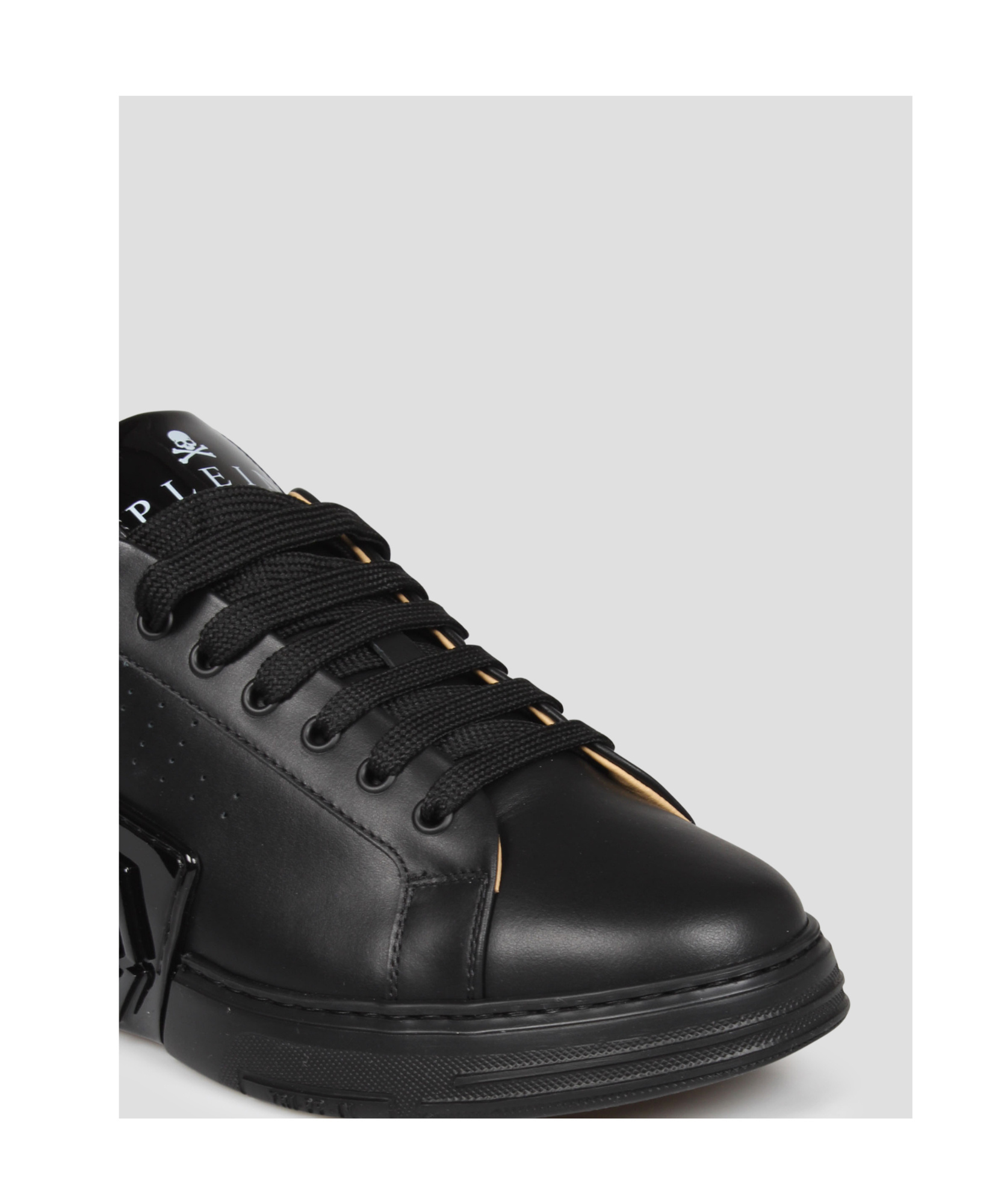 PHILIPP PLEIN HEXAGON LOW-TOP SNEAKERS 