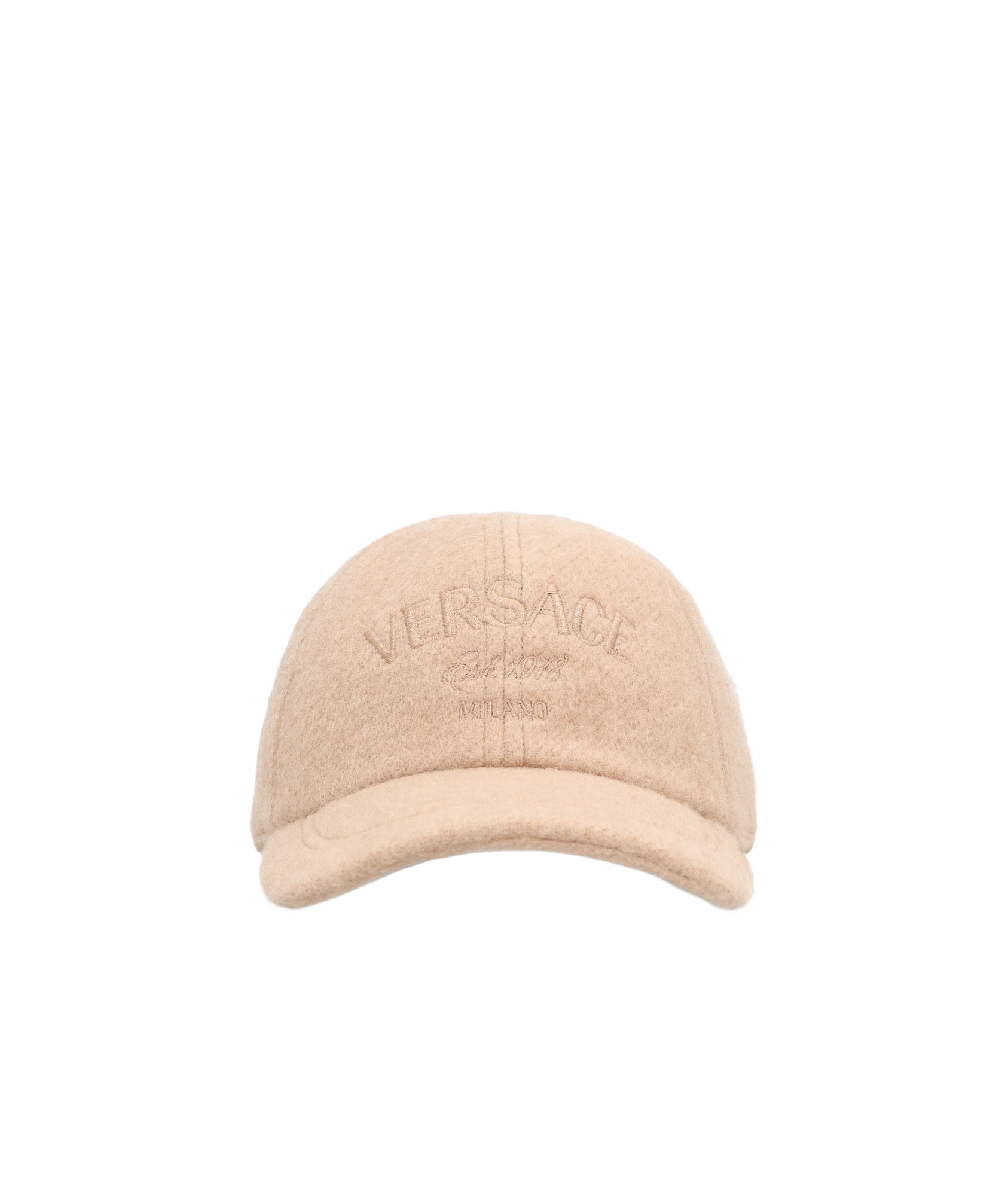 Versace Logo Baseball Cap In Nude