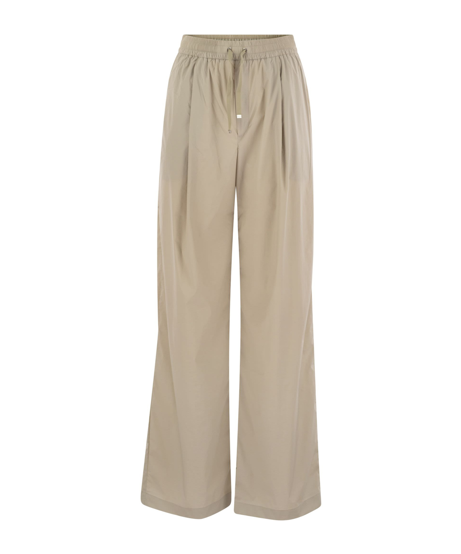 Herno Women's Stretch Nylon Trousers In Nude
