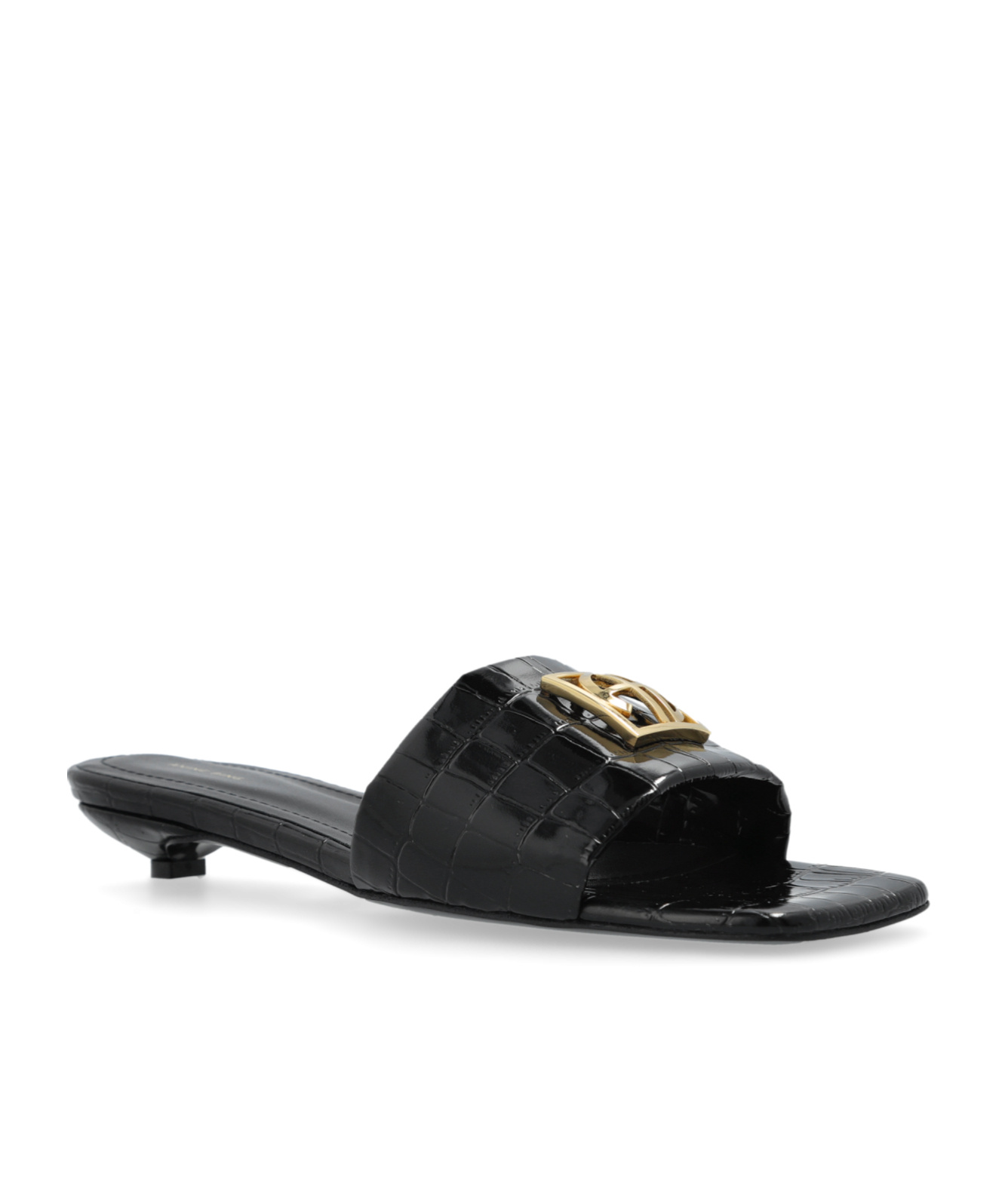 Shop Anine Bing Open-toed High-heeled Sandals In Black