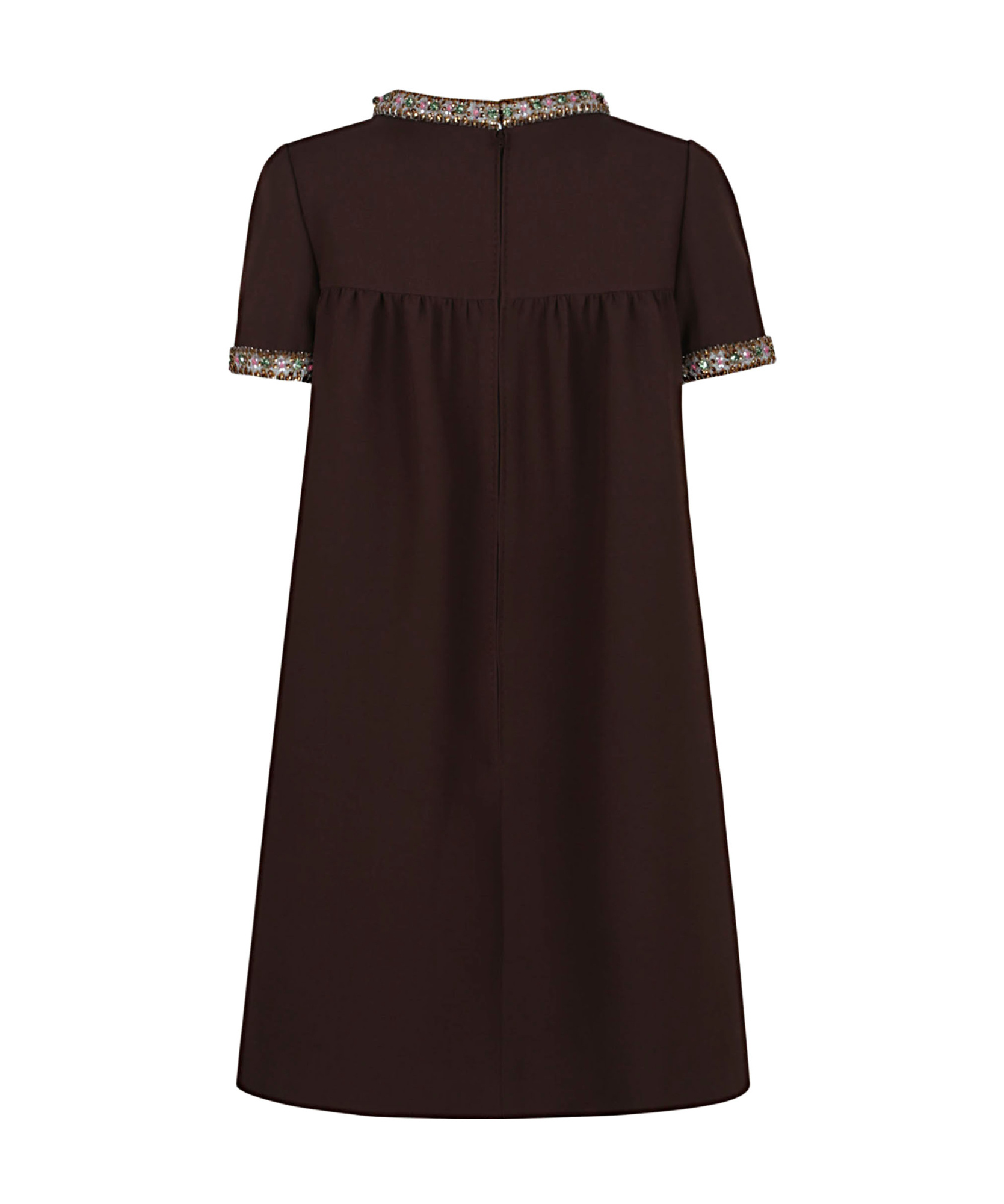 Valentino Short Sleeve Dress In Black