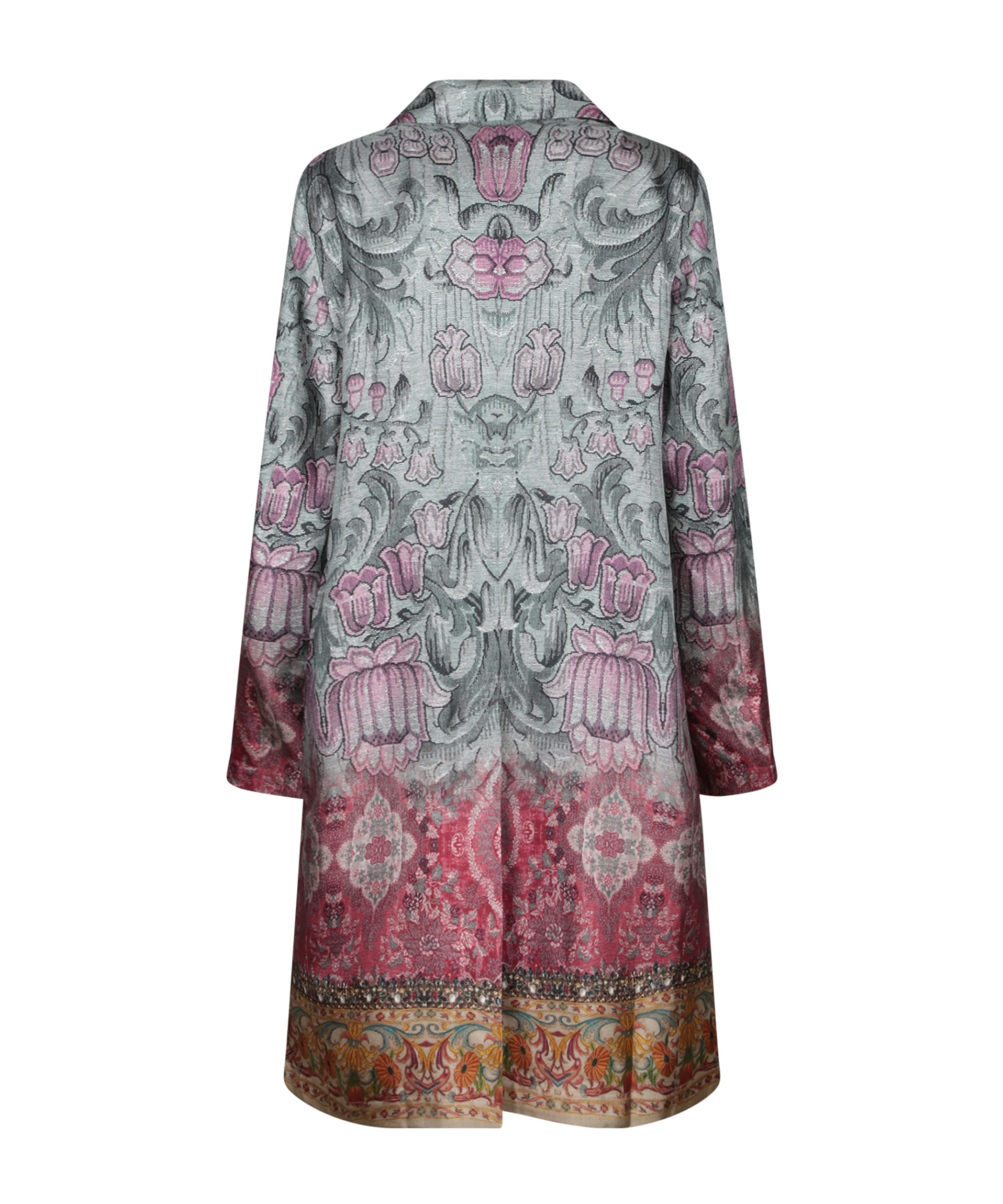 Pierre-louis Mascia Silk Coat In Multi