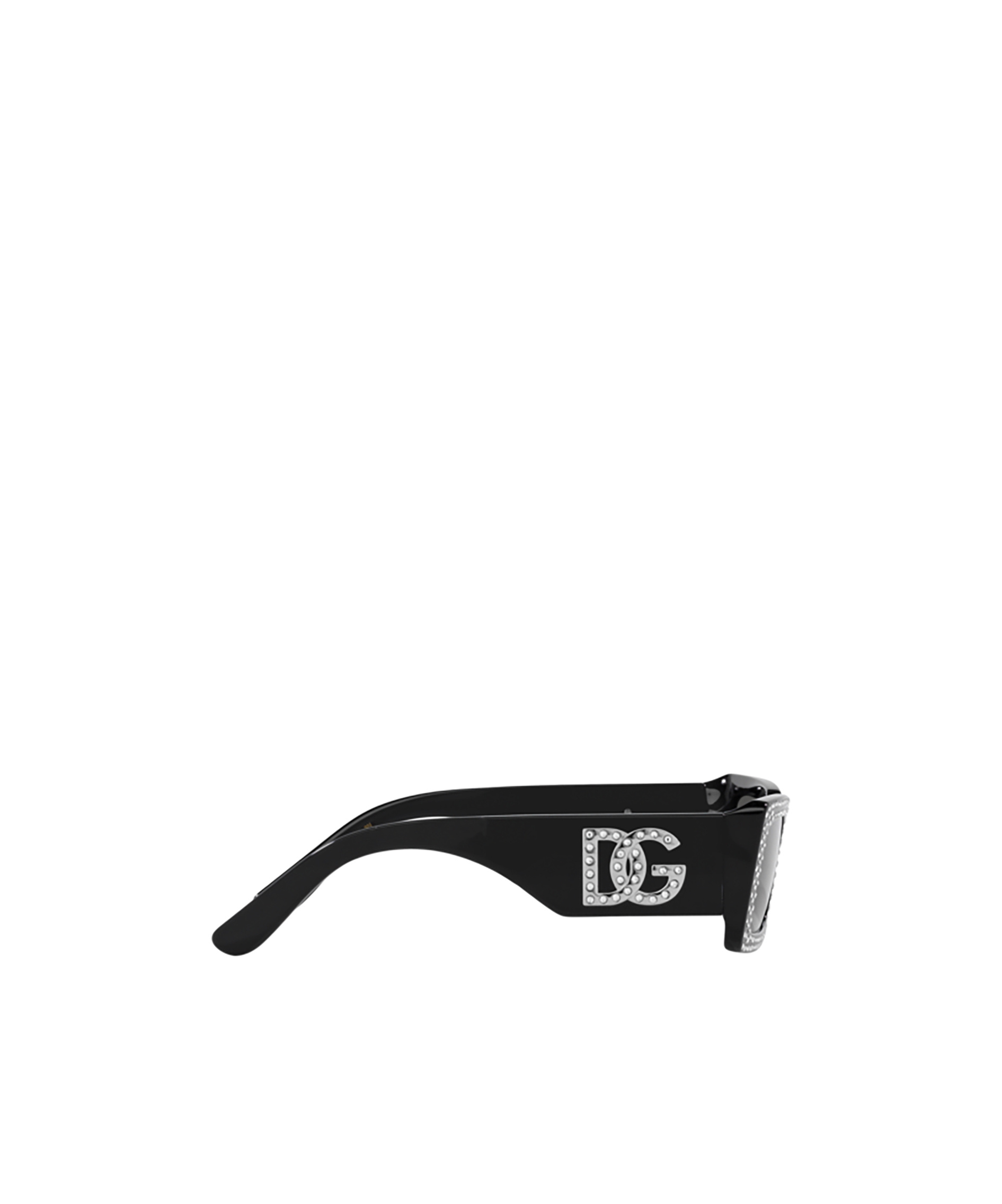 Dolce & Gabbana Geometric Frame Sunglasses In Black