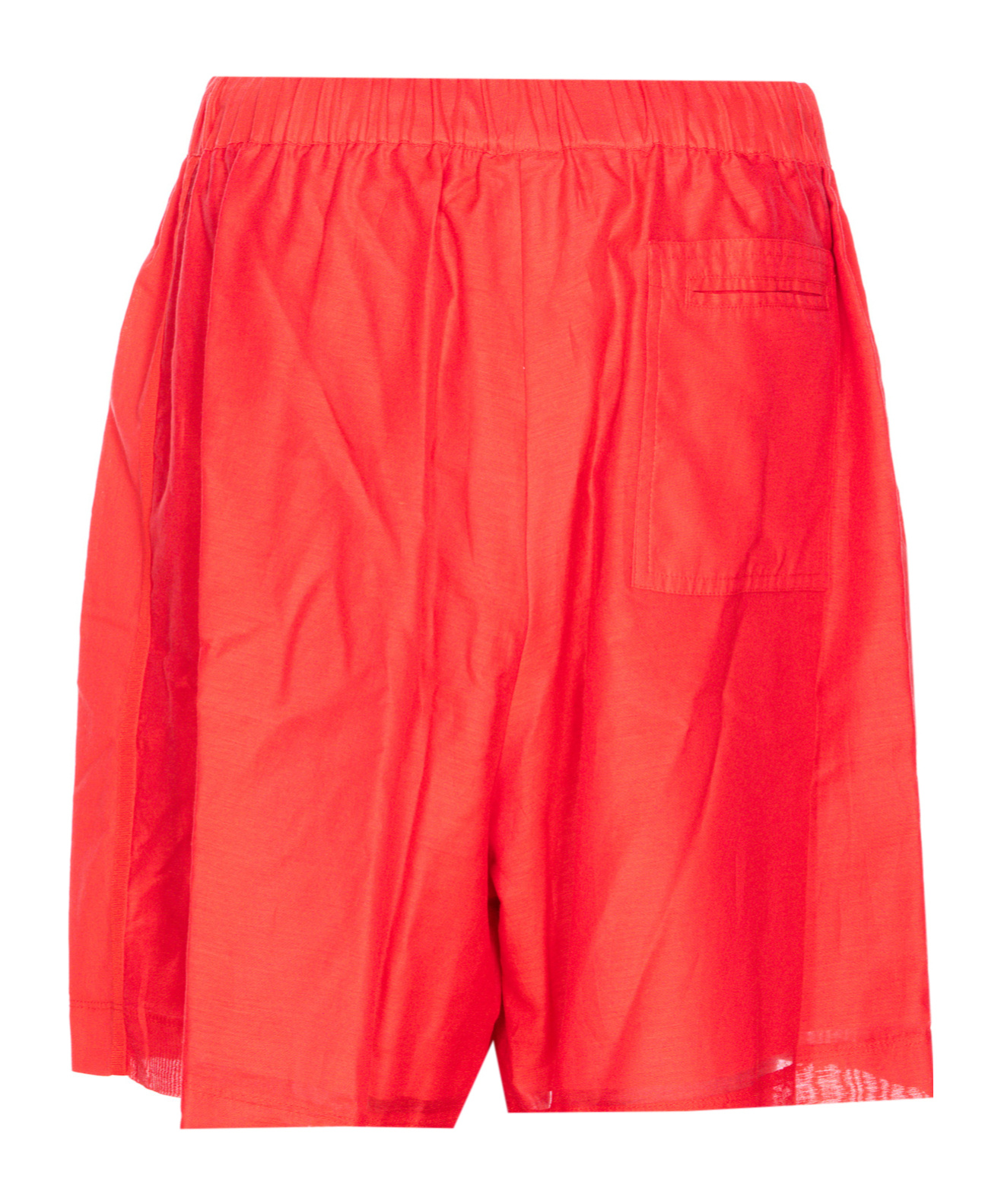 Pinko Lewis Bermuda Shorts Elastic Waistband In Red