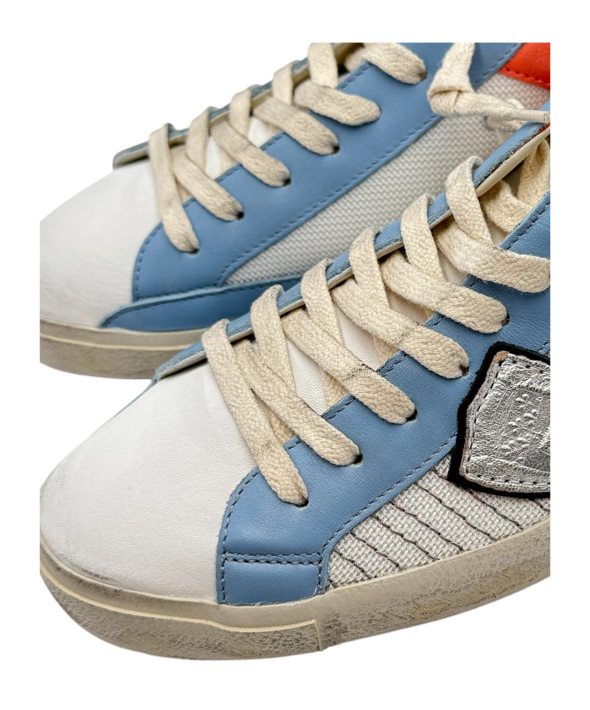 Philippe Model Round Head Low-cut Casual Shoes In Gray