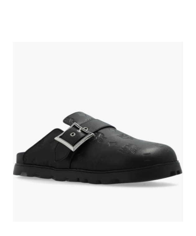 Mcm Slippers In Black