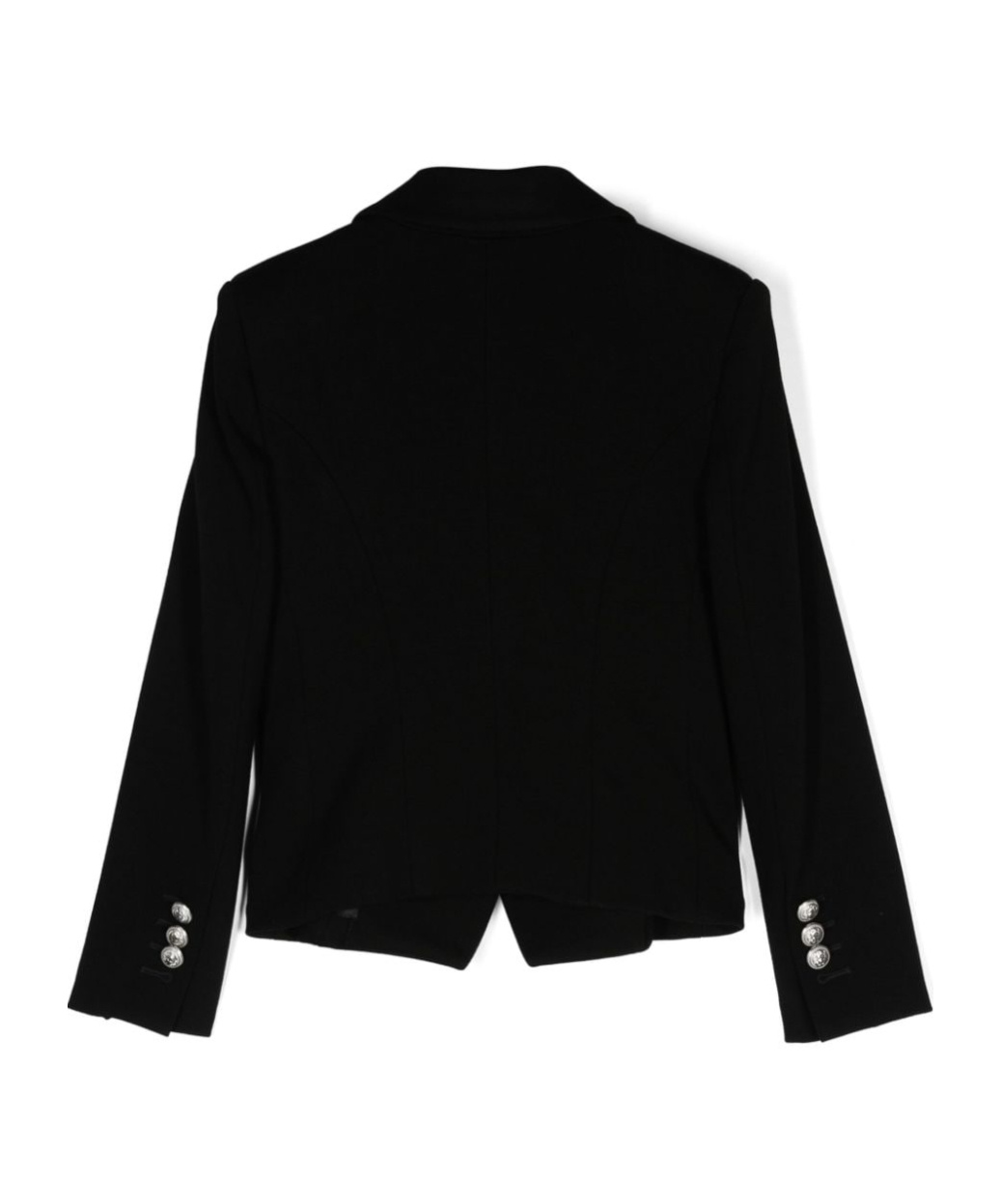 Balmain Double-breasted Blazer In Black