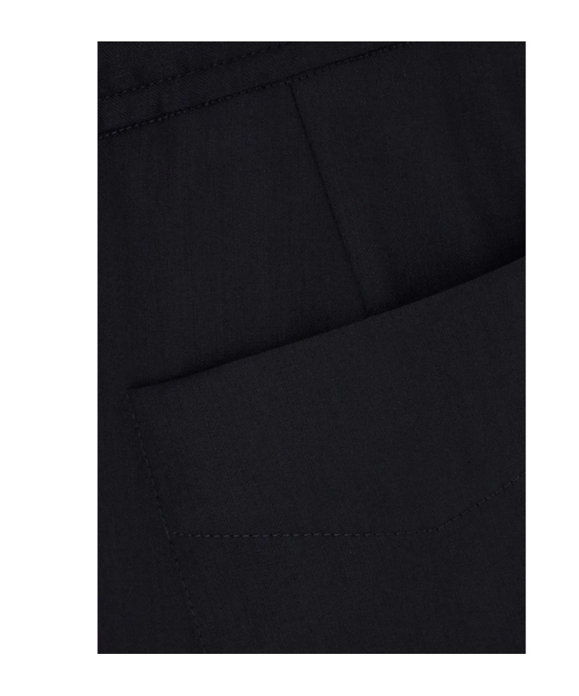 Pt Torino Casual Pants With Belt Loops In Black