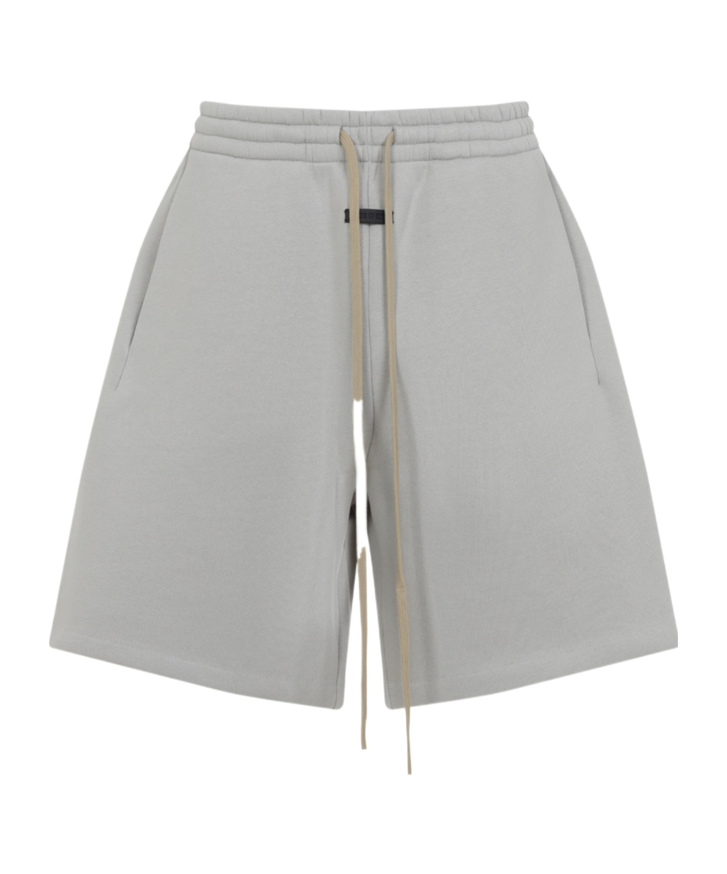 Fear Of God Drawstring Label Shorts In Gray