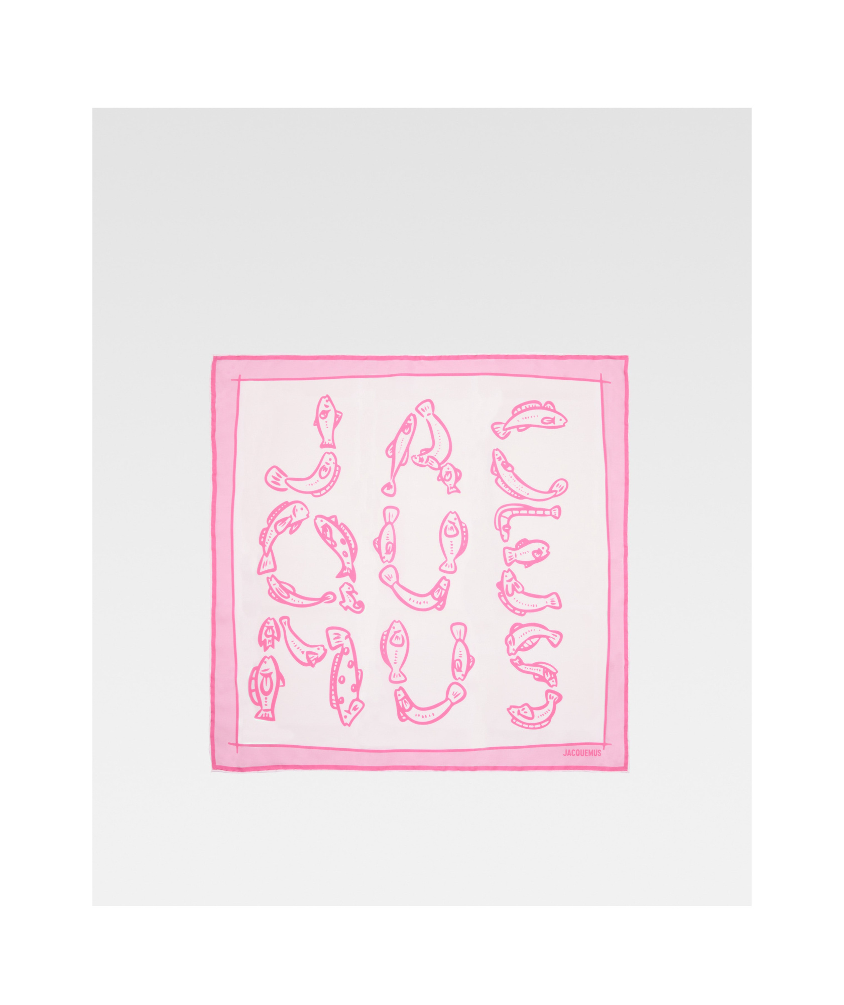 Shop Jacquemus The Pesco Bandana In Pink