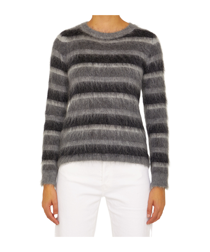 Max Mara Logo Pullover In Black