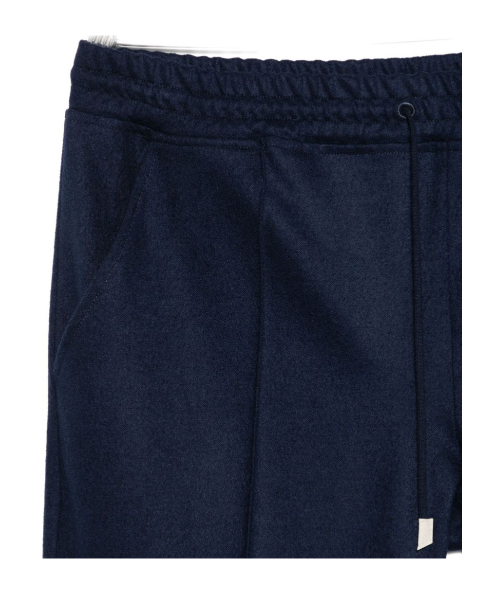 Eleventy Elasticated-waistband Trousers In Black