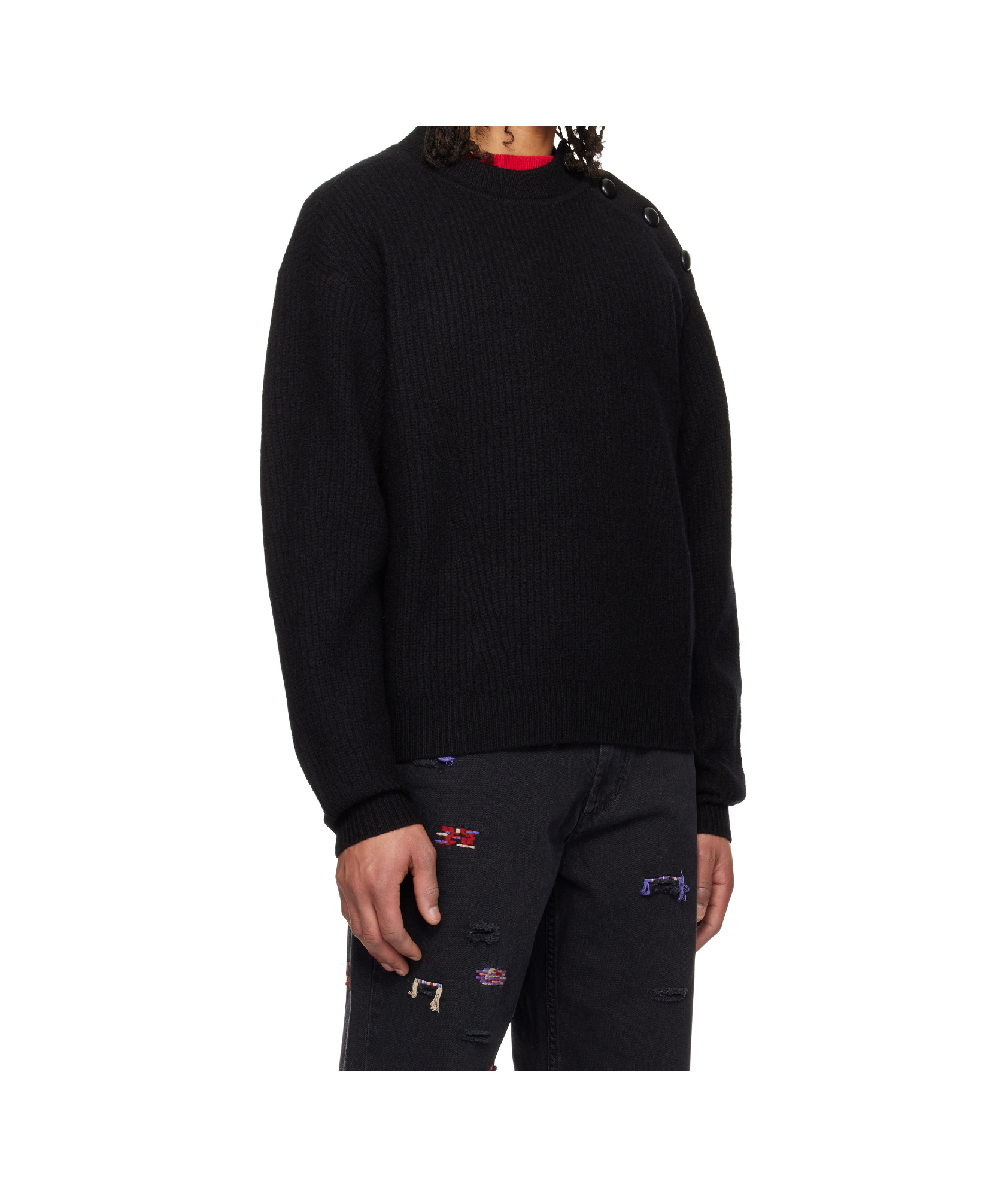 Isabel Marant Black Rudel Sweater In Black