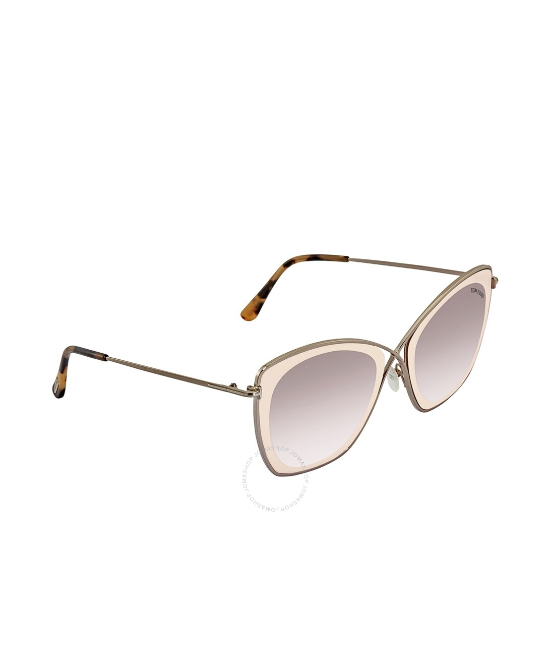 Tom Ford Geometric Sunglasses In Nude