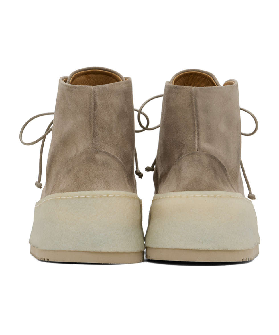 Marsèll Front Lacing Ankle Boots In Nude
